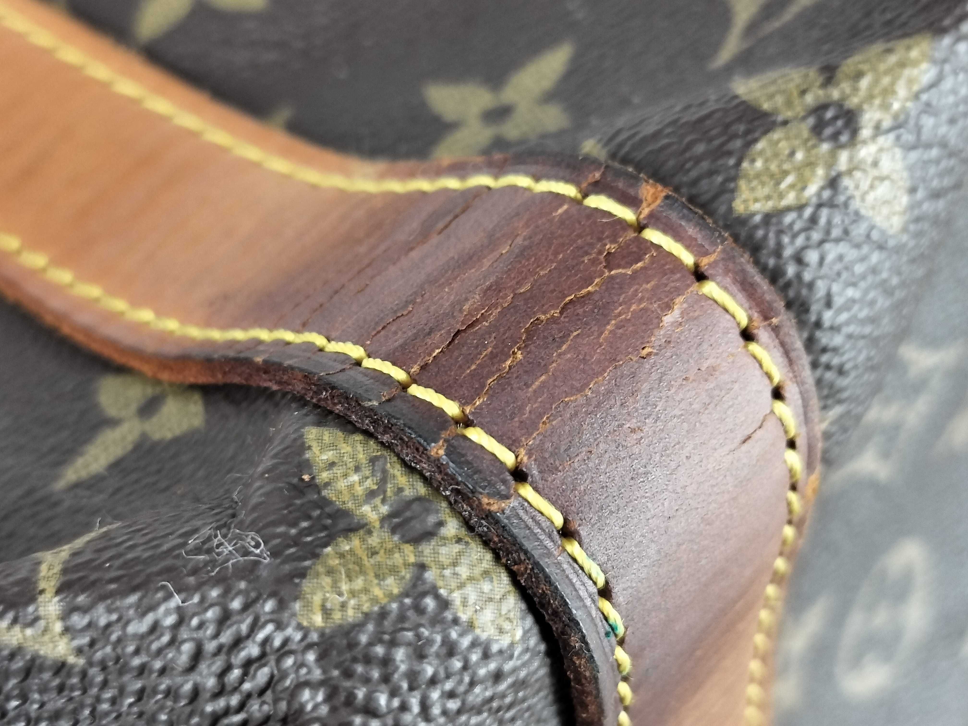 Monogram Louis Vuitton Saxpool 55 M41622 Boston Bag — view 13