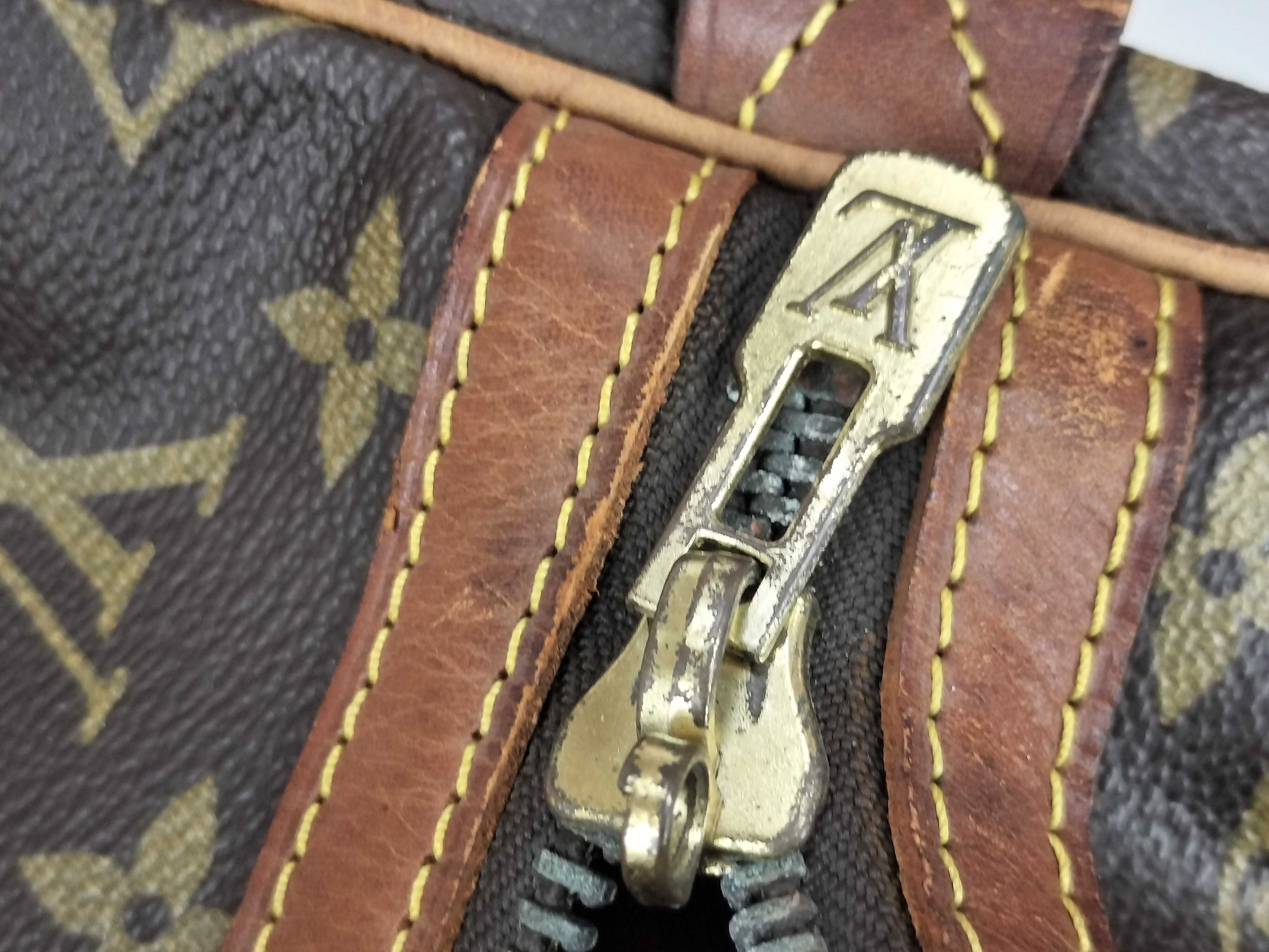 Monogram Louis Vuitton Saxpool 55 M41622 Boston Bag — view 15