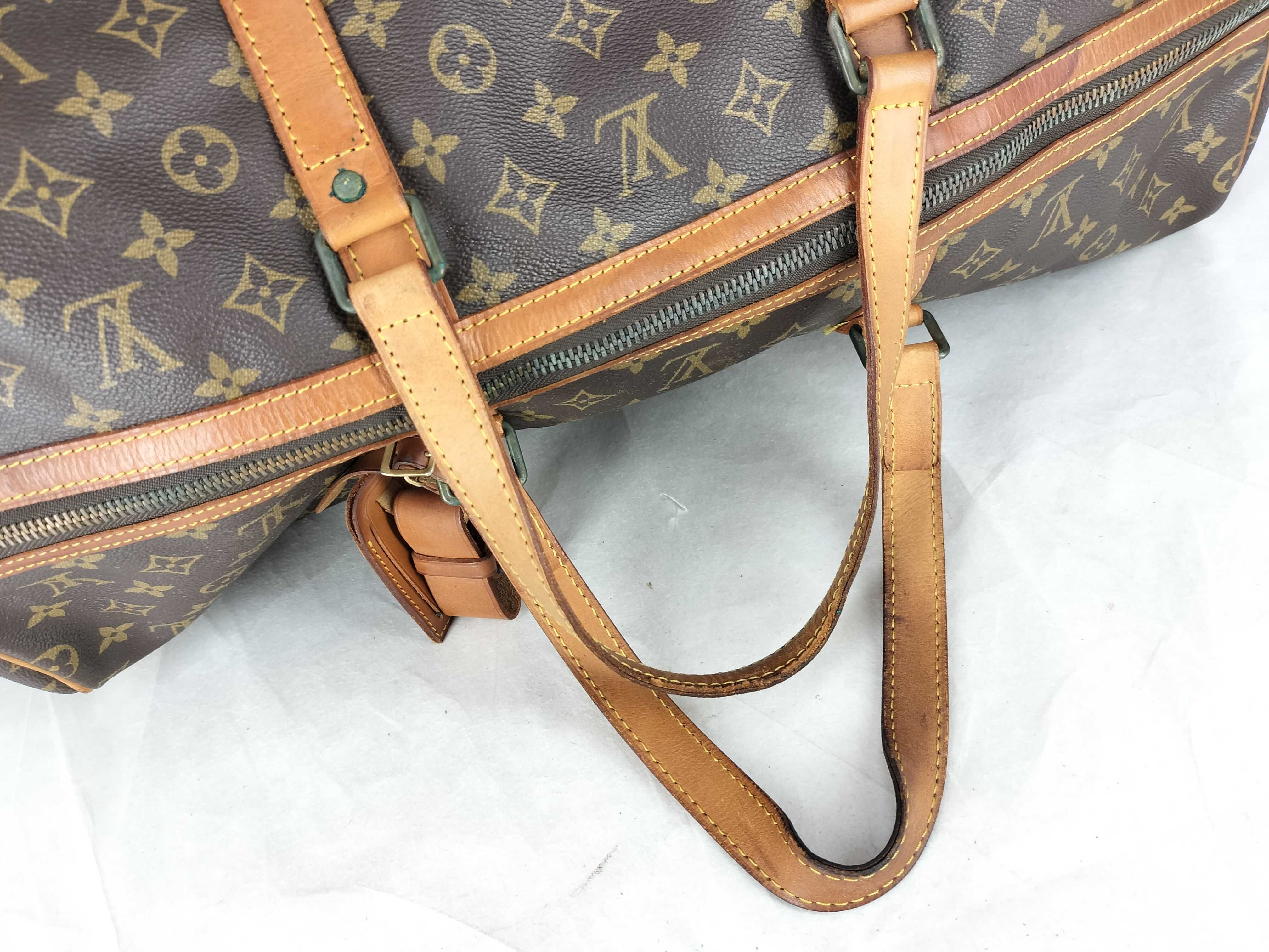 Monogram Louis Vuitton Saxpool 55 M41622 Boston Bag — view 4