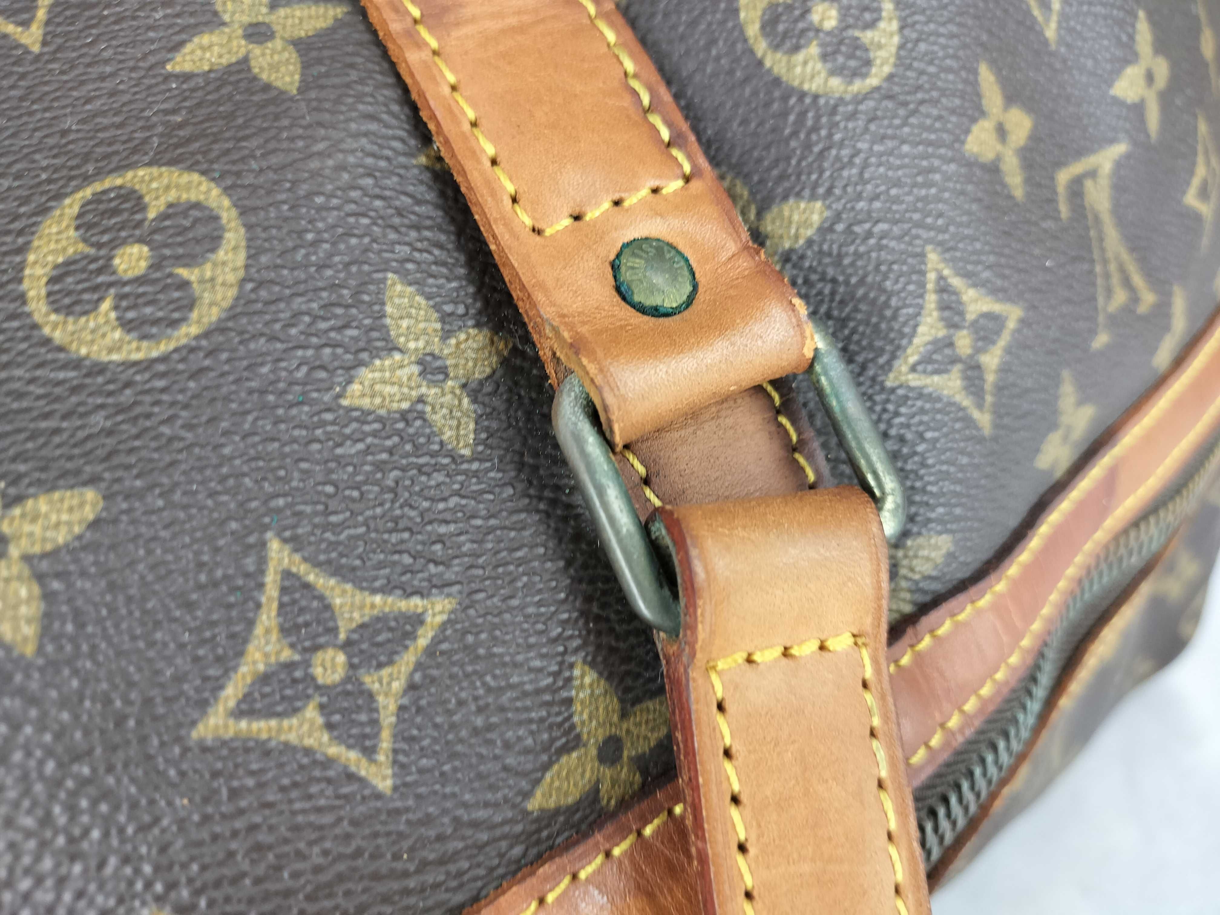 Monogram Louis Vuitton Saxpool 55 M41622 Boston Bag — view 6
