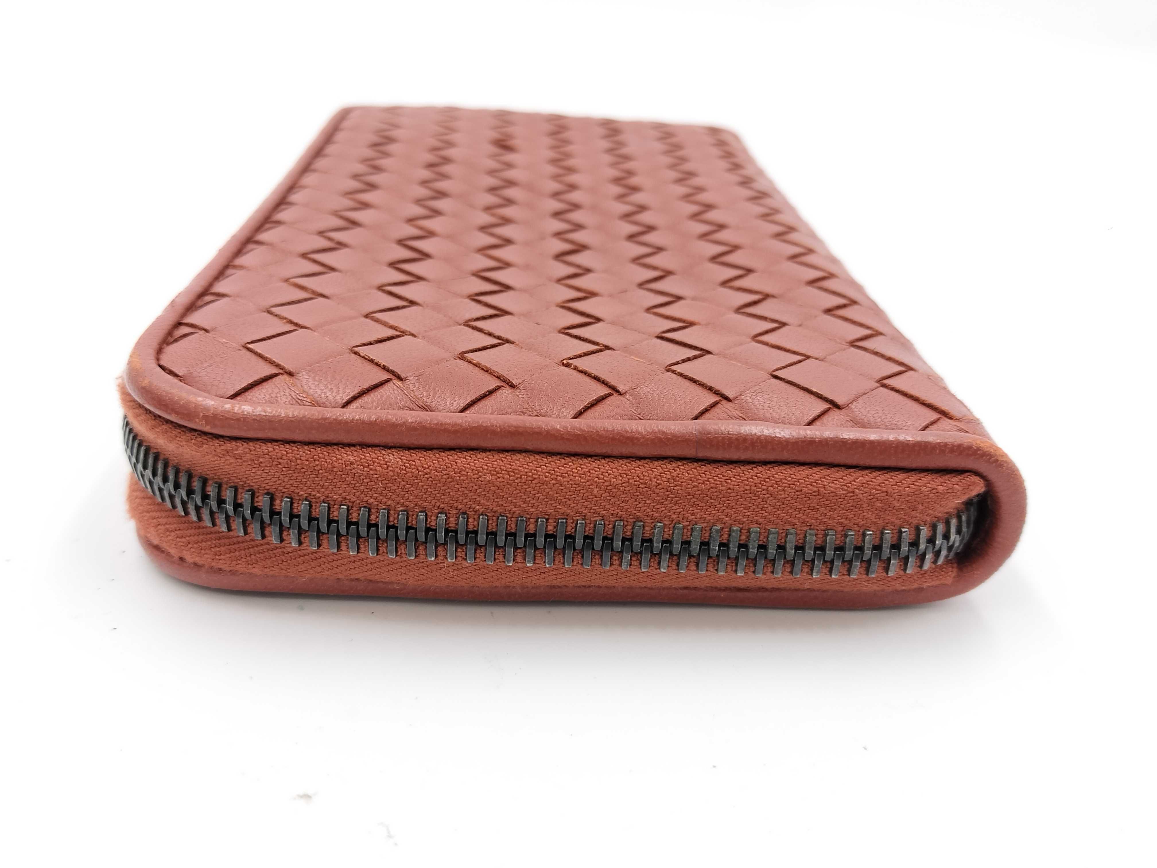 Intrecciato Round Zip Wallet — view 4