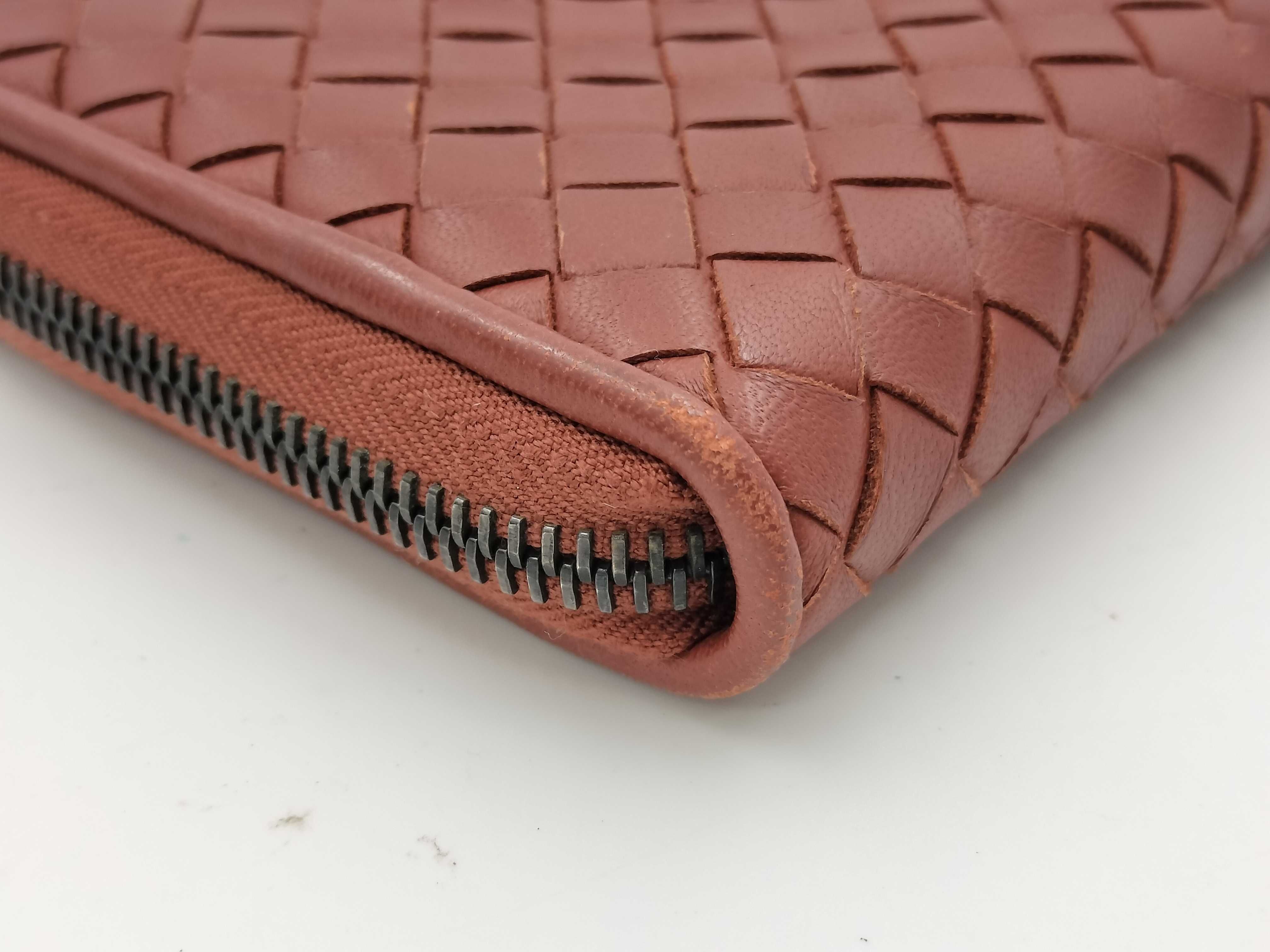 Intrecciato Round Zip Wallet — view 5