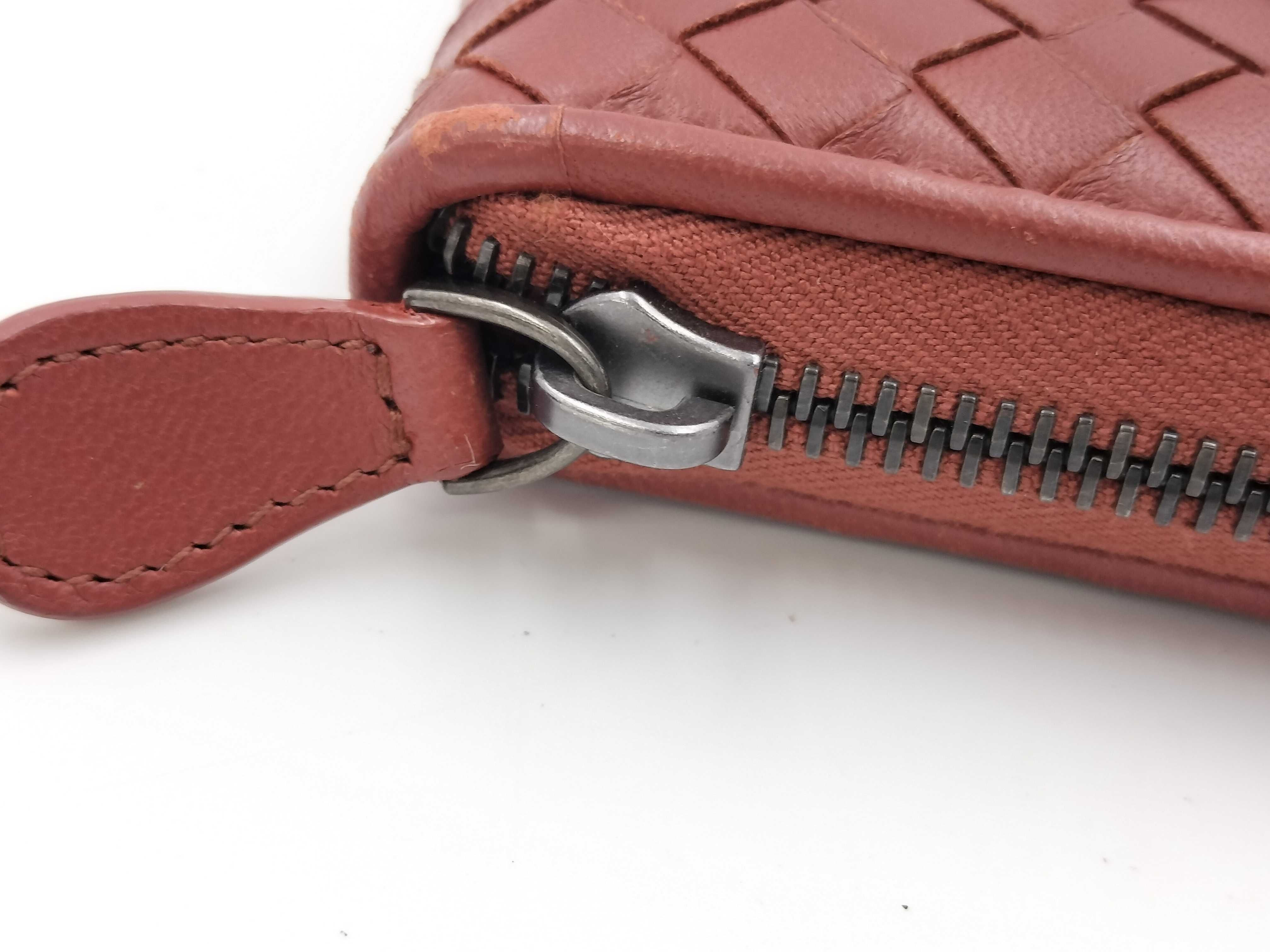 Intrecciato Round Zip Wallet — view 6