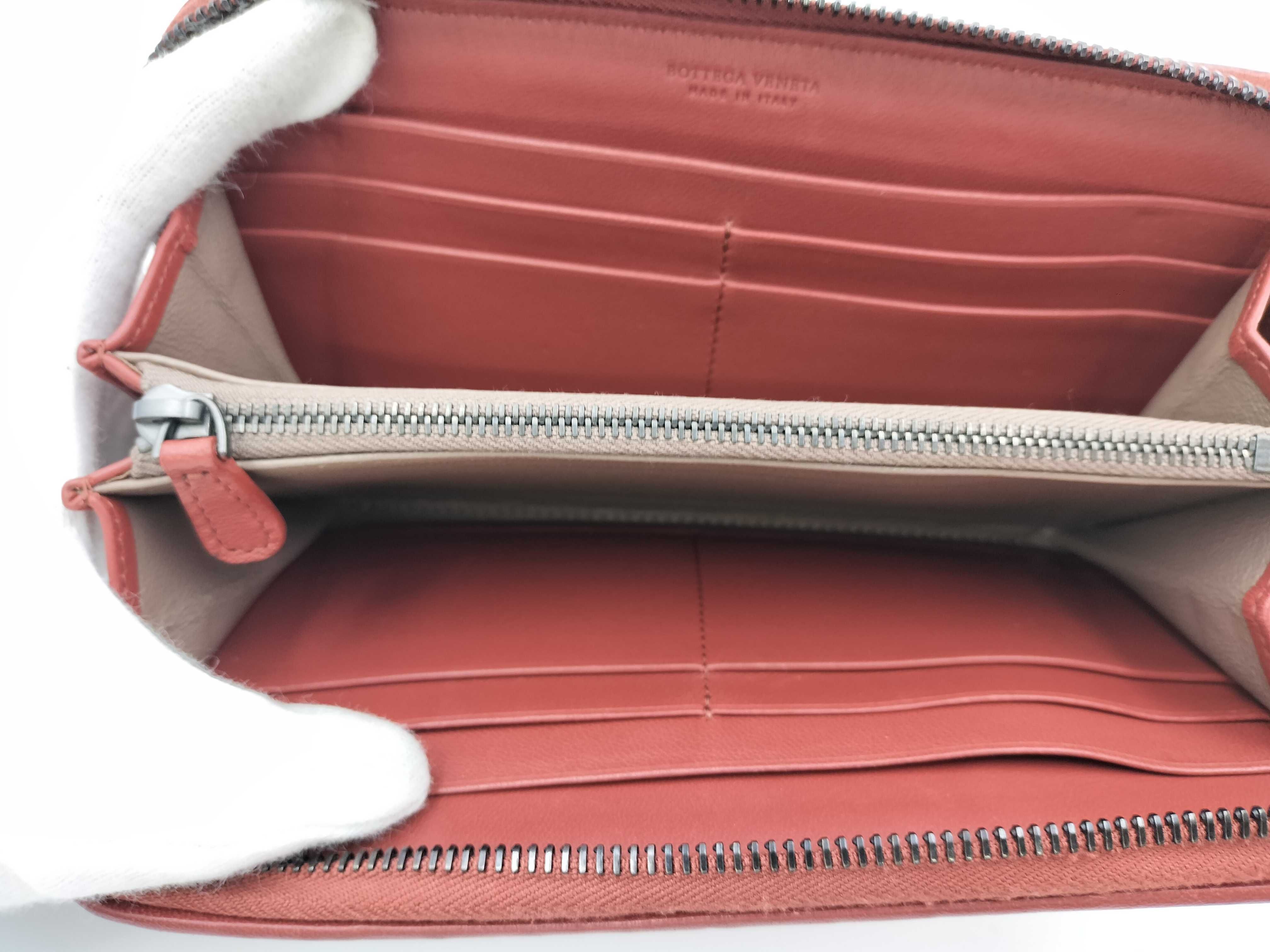 Intrecciato Round Zip Wallet — view 7