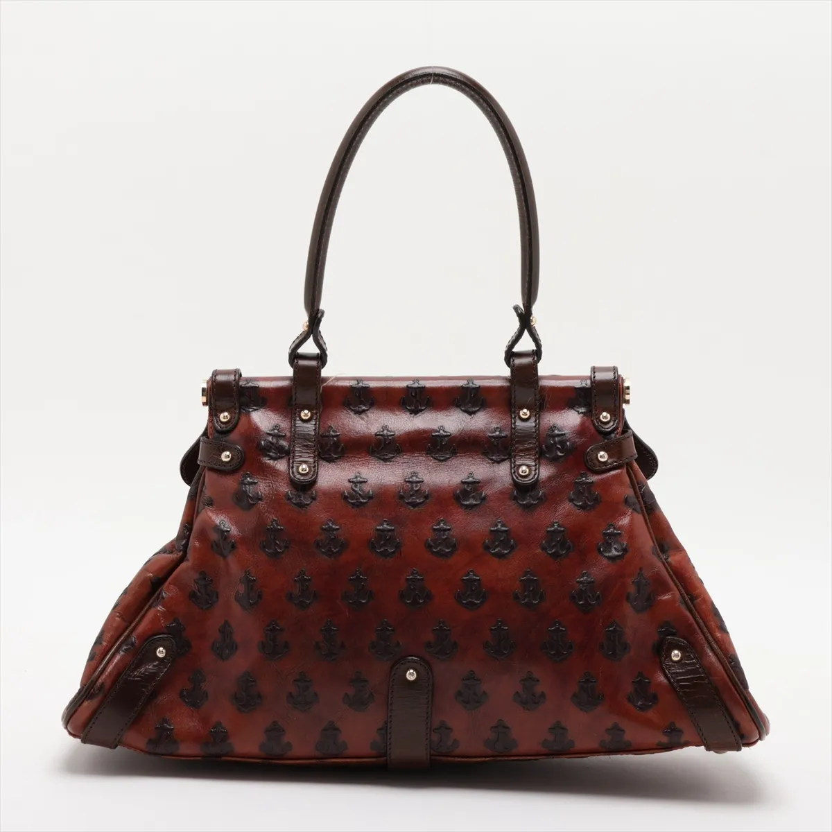 Borsa Magic 8BN144 Leather Handbag Brown — view 2