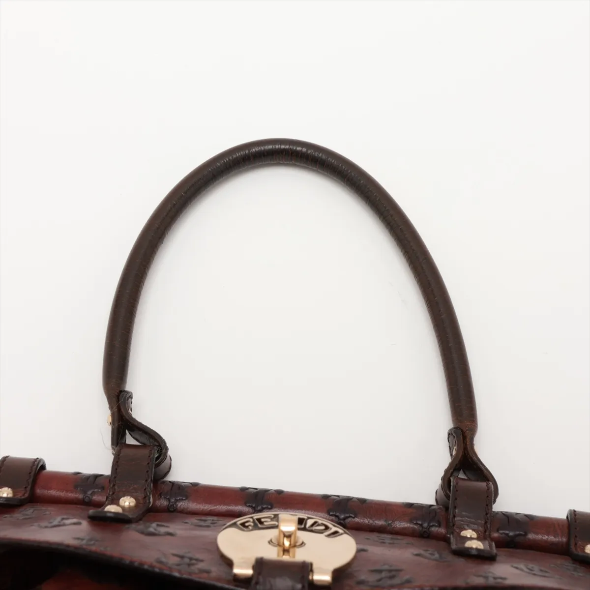 Borsa Magic 8BN144 Leather Handbag Brown — view 6