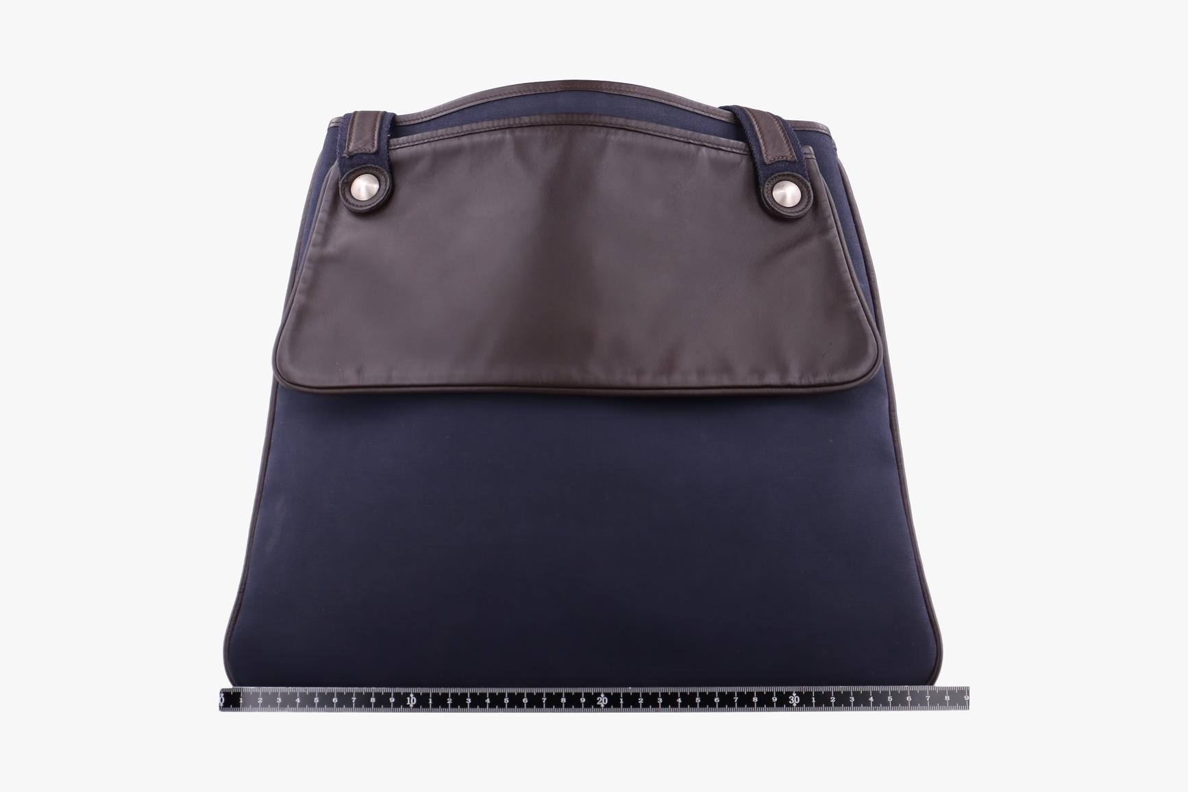 Mrs. Hippie Toile Officier x Veau Swift Black — view 2