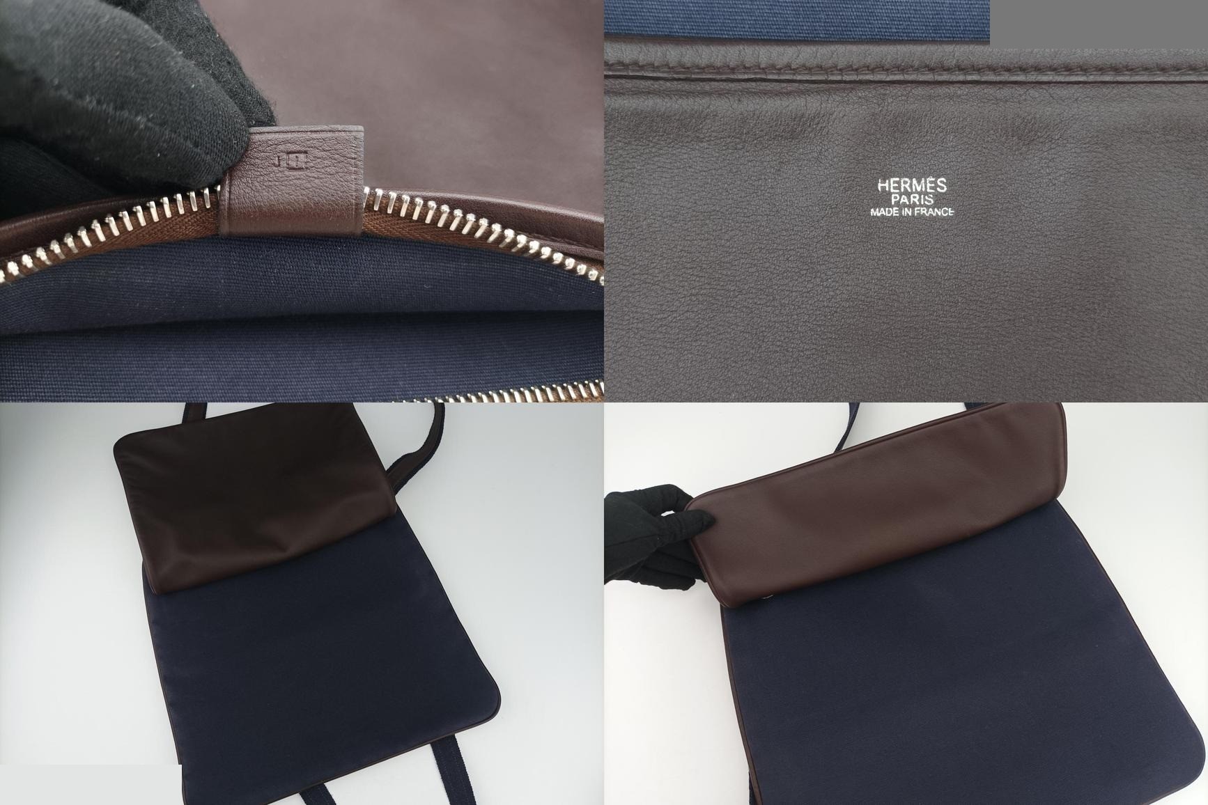 Mrs. Hippie Toile Officier x Veau Swift Black — view 8