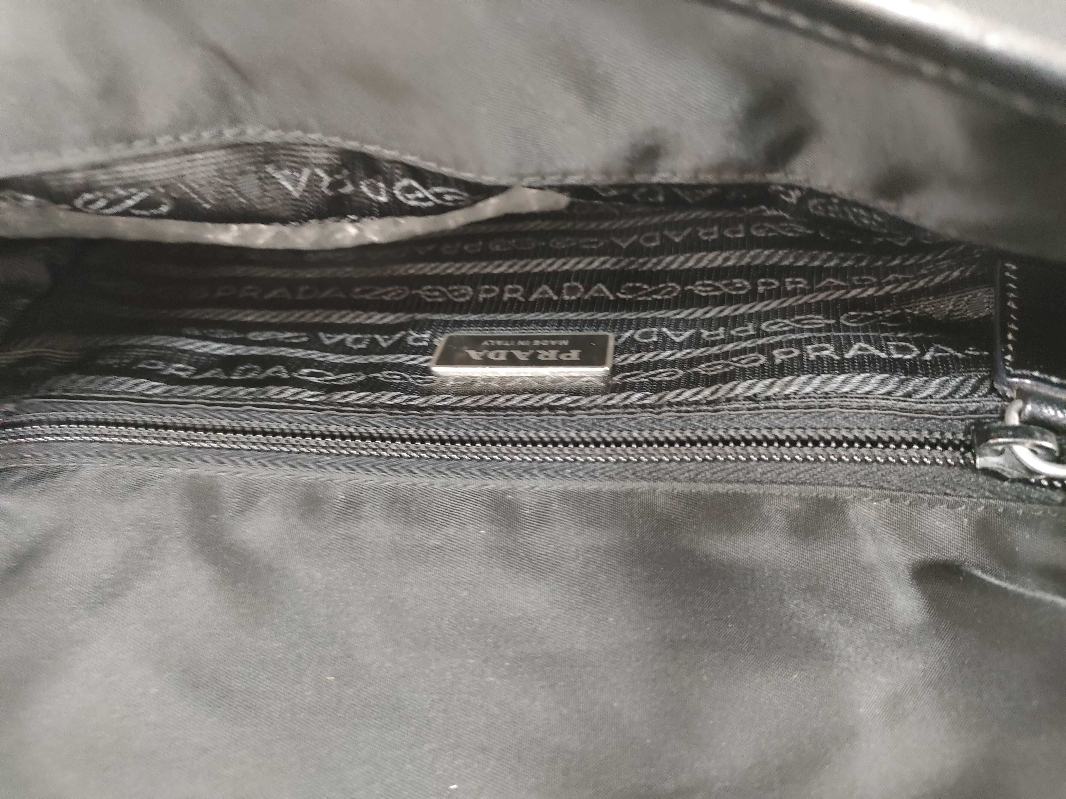 Nylon Messenger Bag, Black Shoulder Bag — view 6