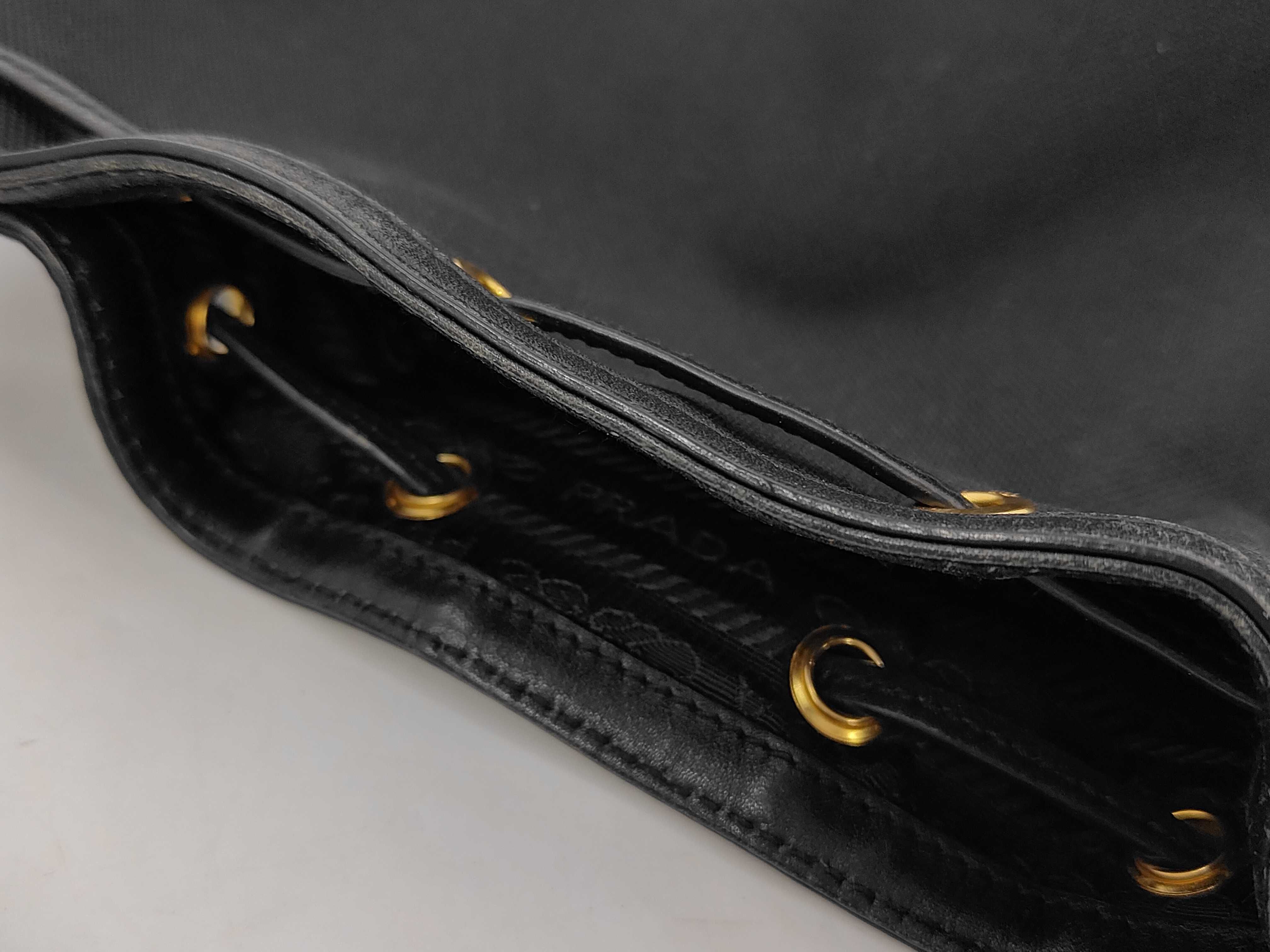 BAG JACQUARD BUCKET 1BH038 BLACK Handbag — view 11