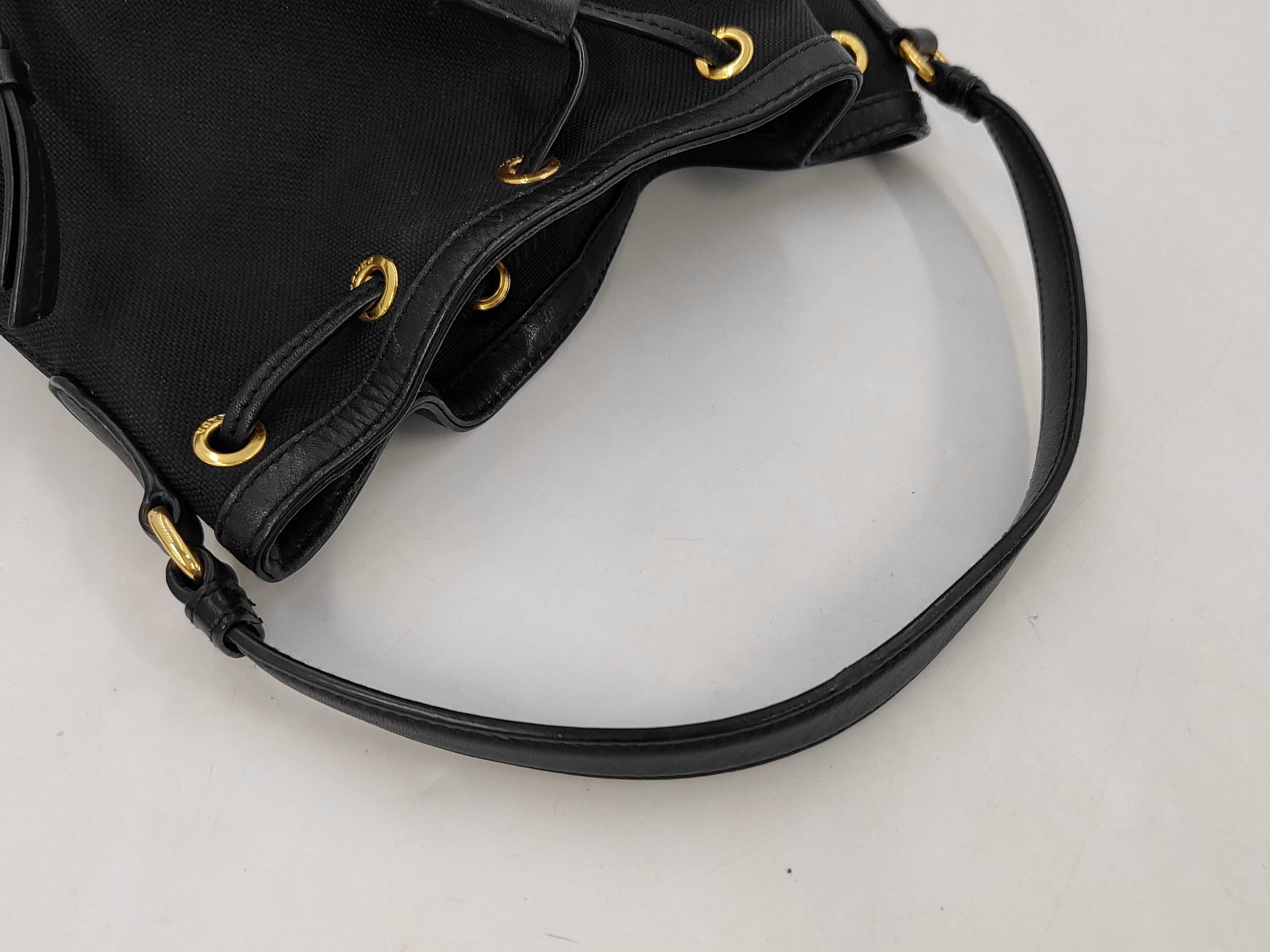 BAG JACQUARD BUCKET 1BH038 BLACK Handbag — view 5