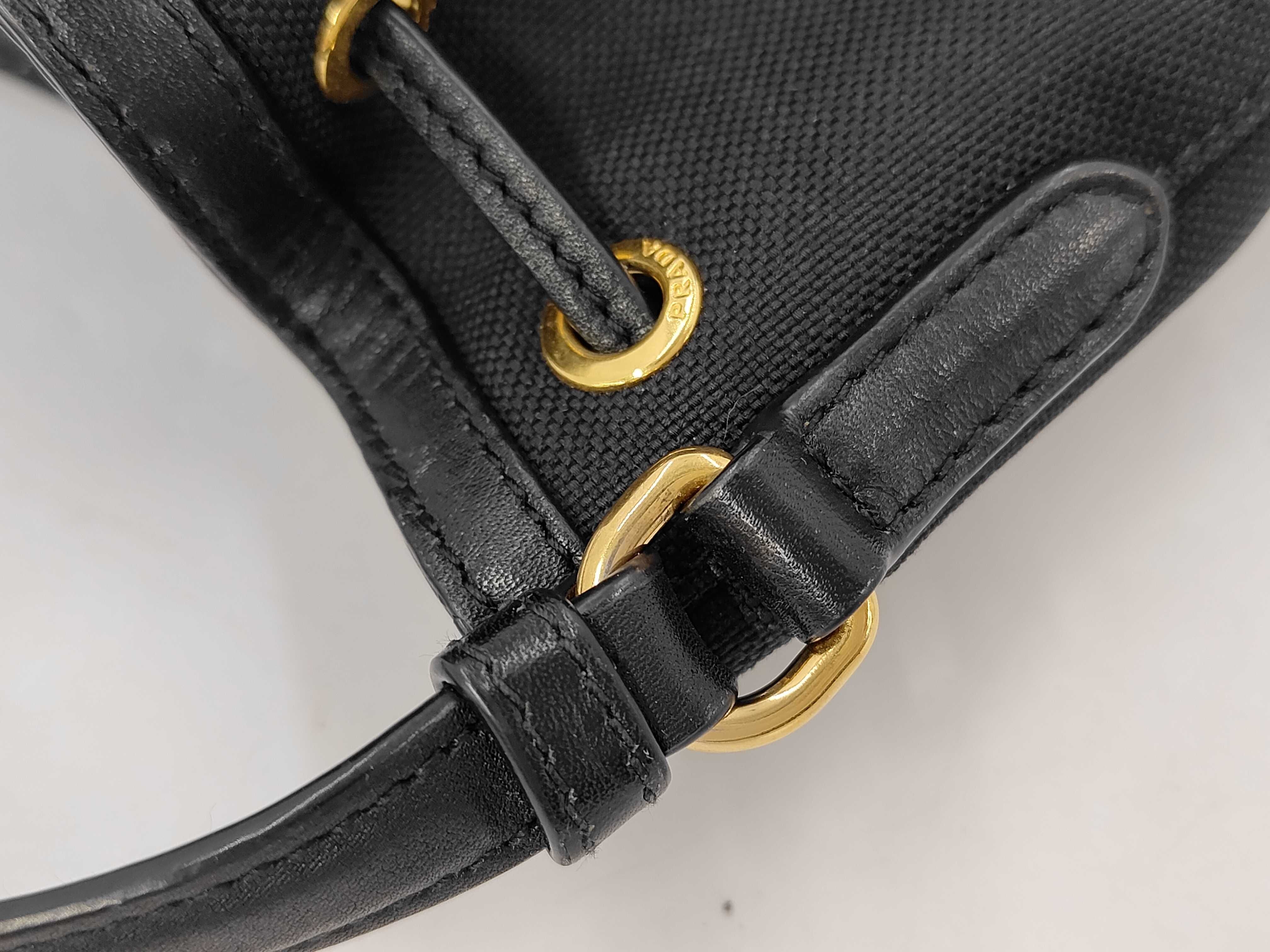 BAG JACQUARD BUCKET 1BH038 BLACK Handbag — view 7