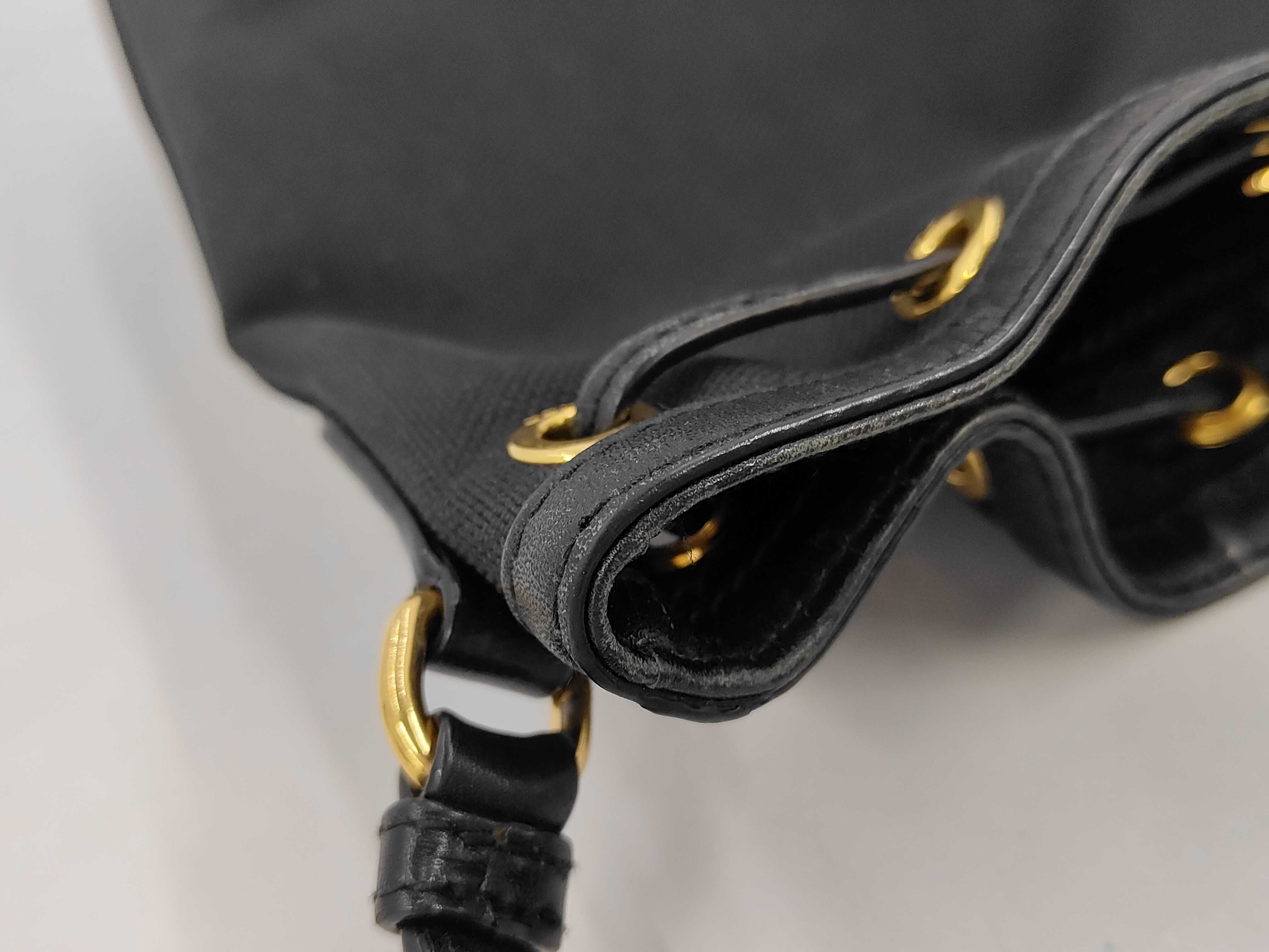 BAG JACQUARD BUCKET 1BH038 BLACK Handbag — view 10