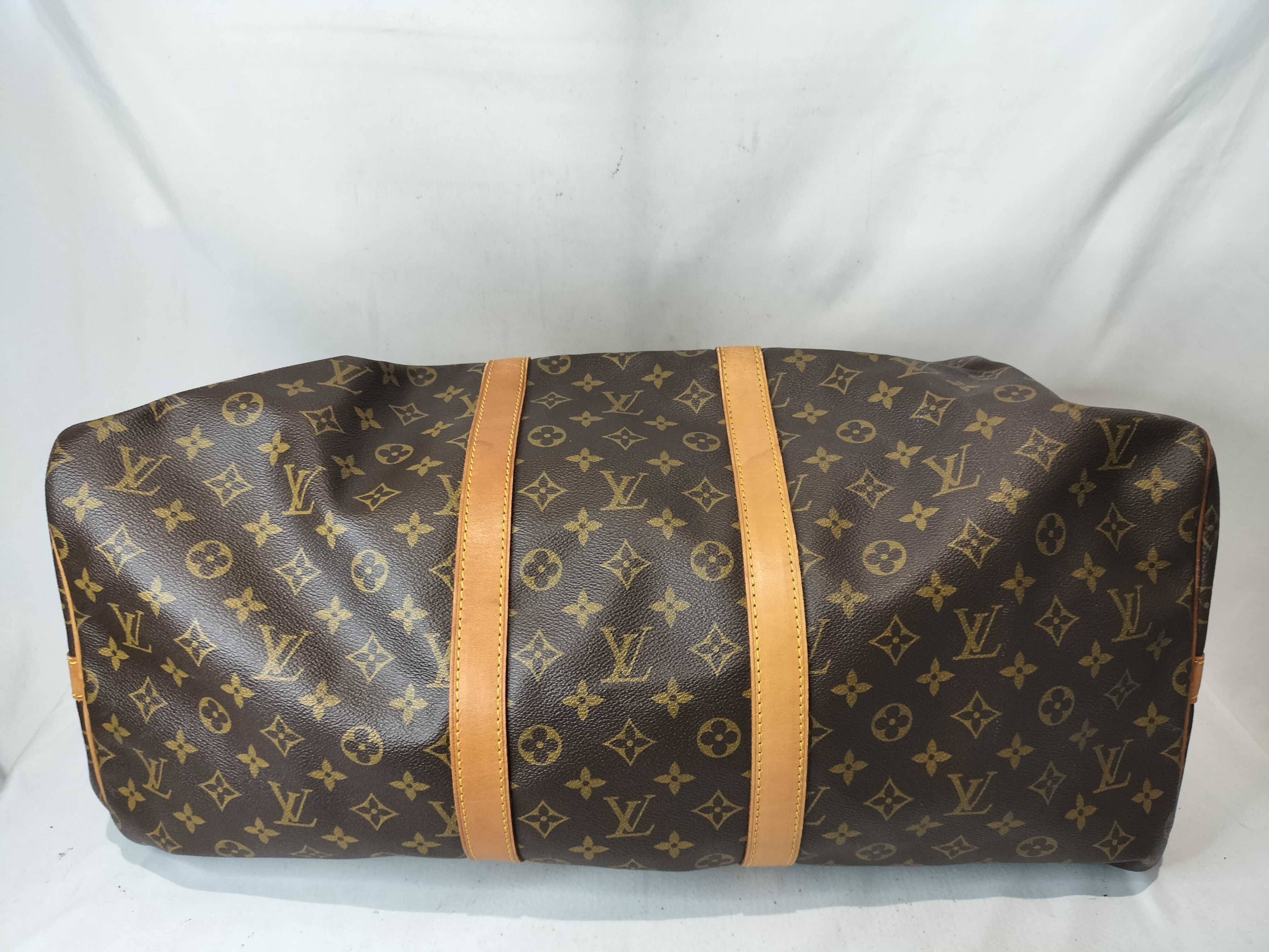 Monogram M41414 Keepall Bandoulière 55 Boston Bag — view 7