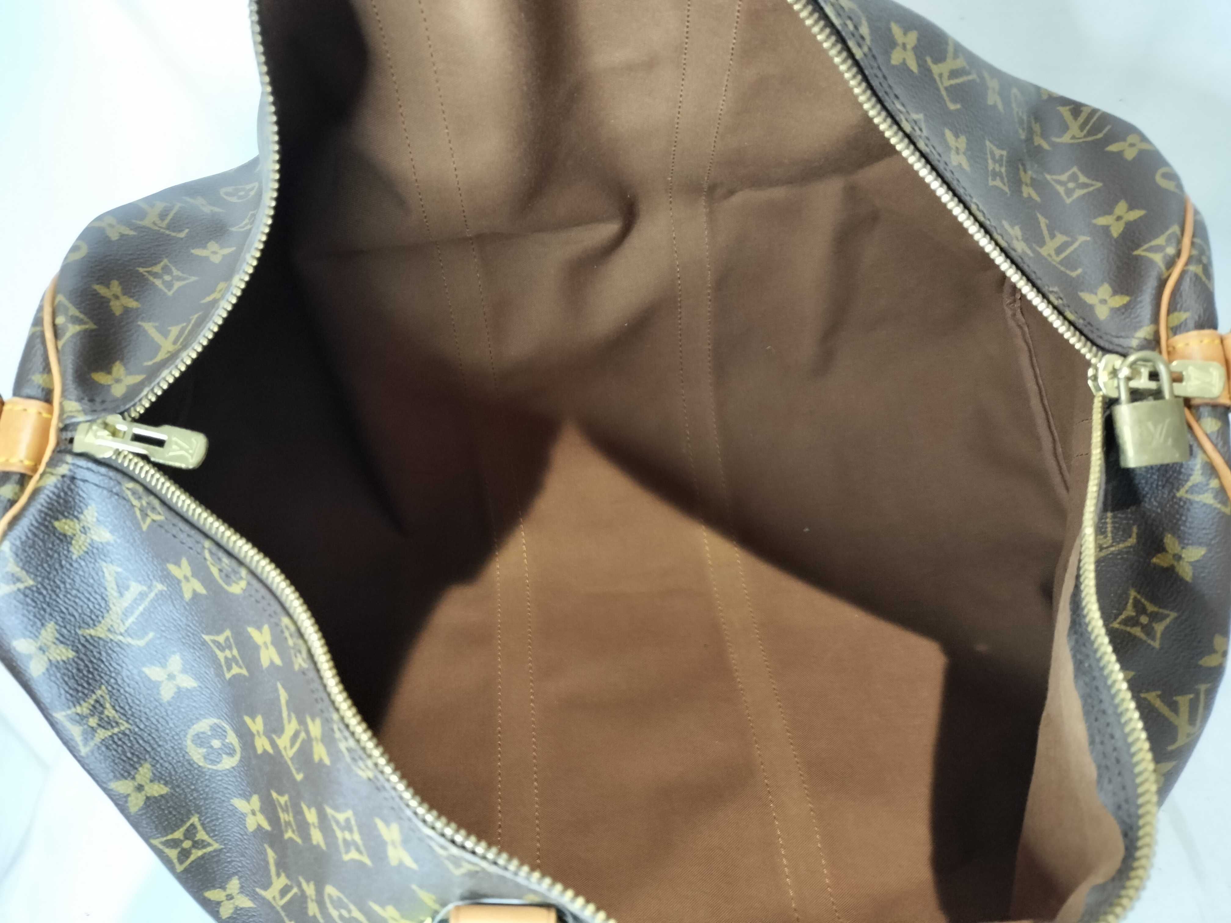 Monogram M41414 Keepall Bandoulière 55 Boston Bag — view 9