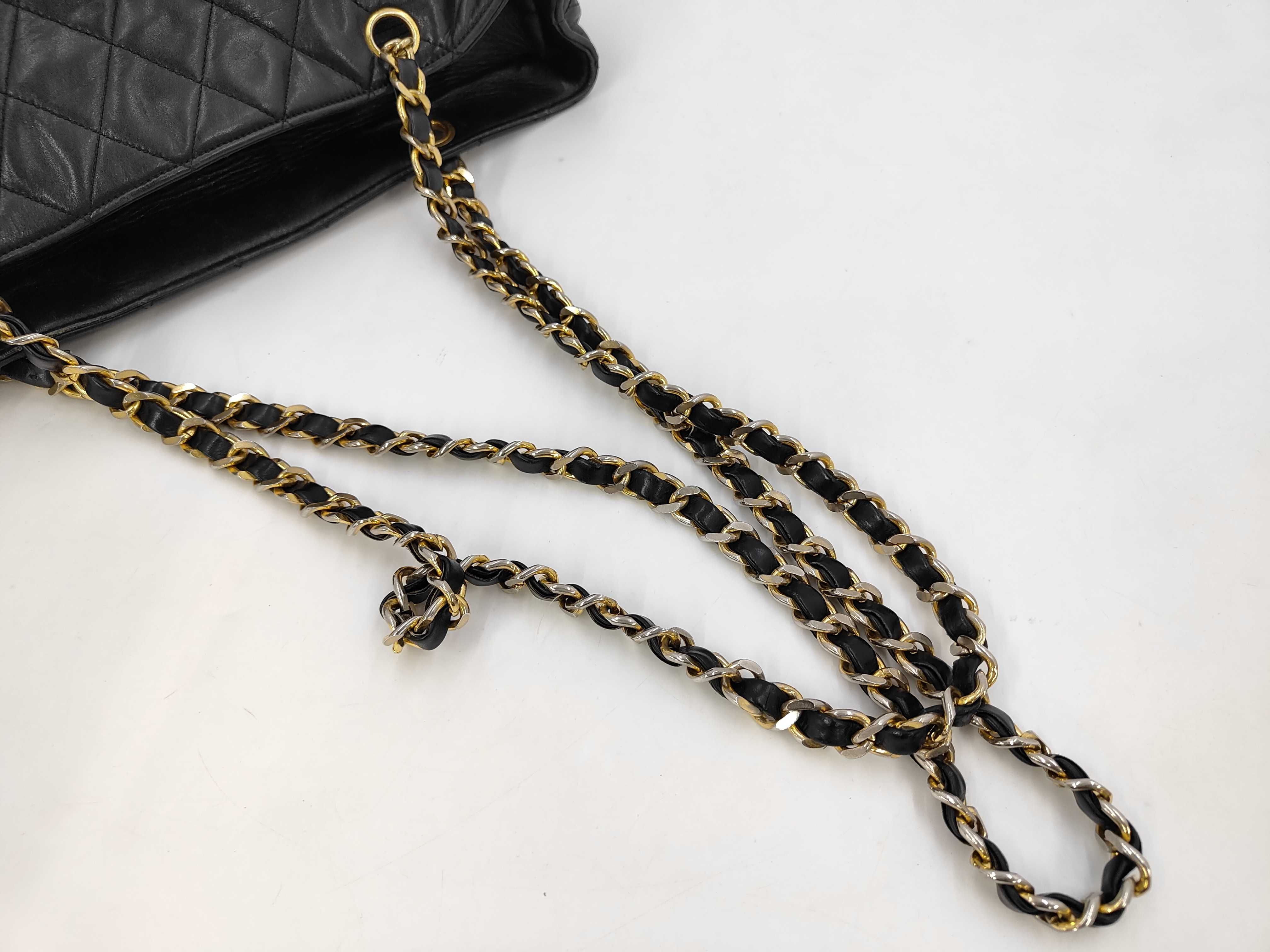Matelassé Lambskin Chain Shoulder Bag — view 5