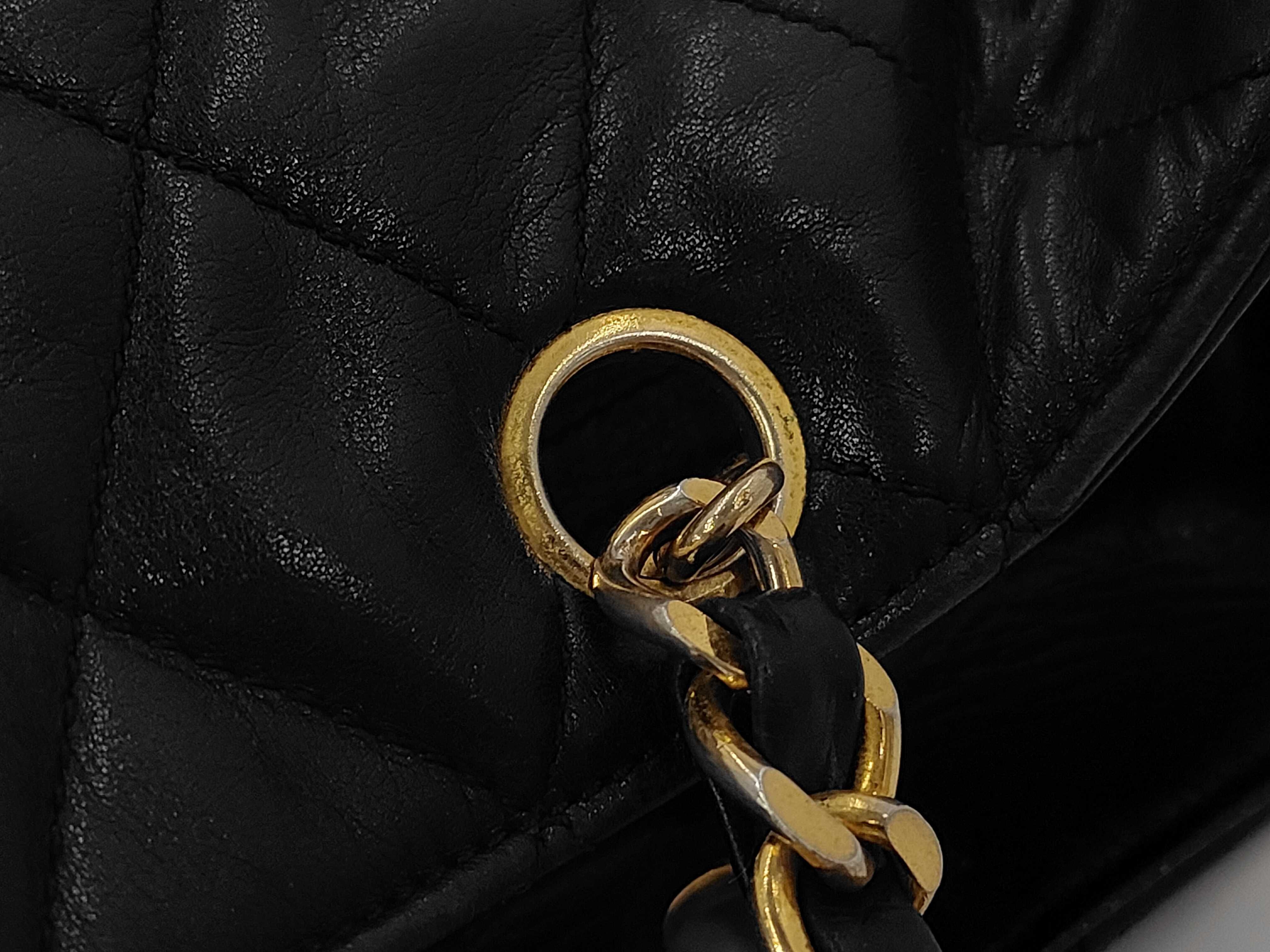 Matelassé Lambskin Chain Shoulder Bag — view 7