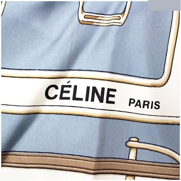 silk scarf, horse pattern, with tag. — view 5