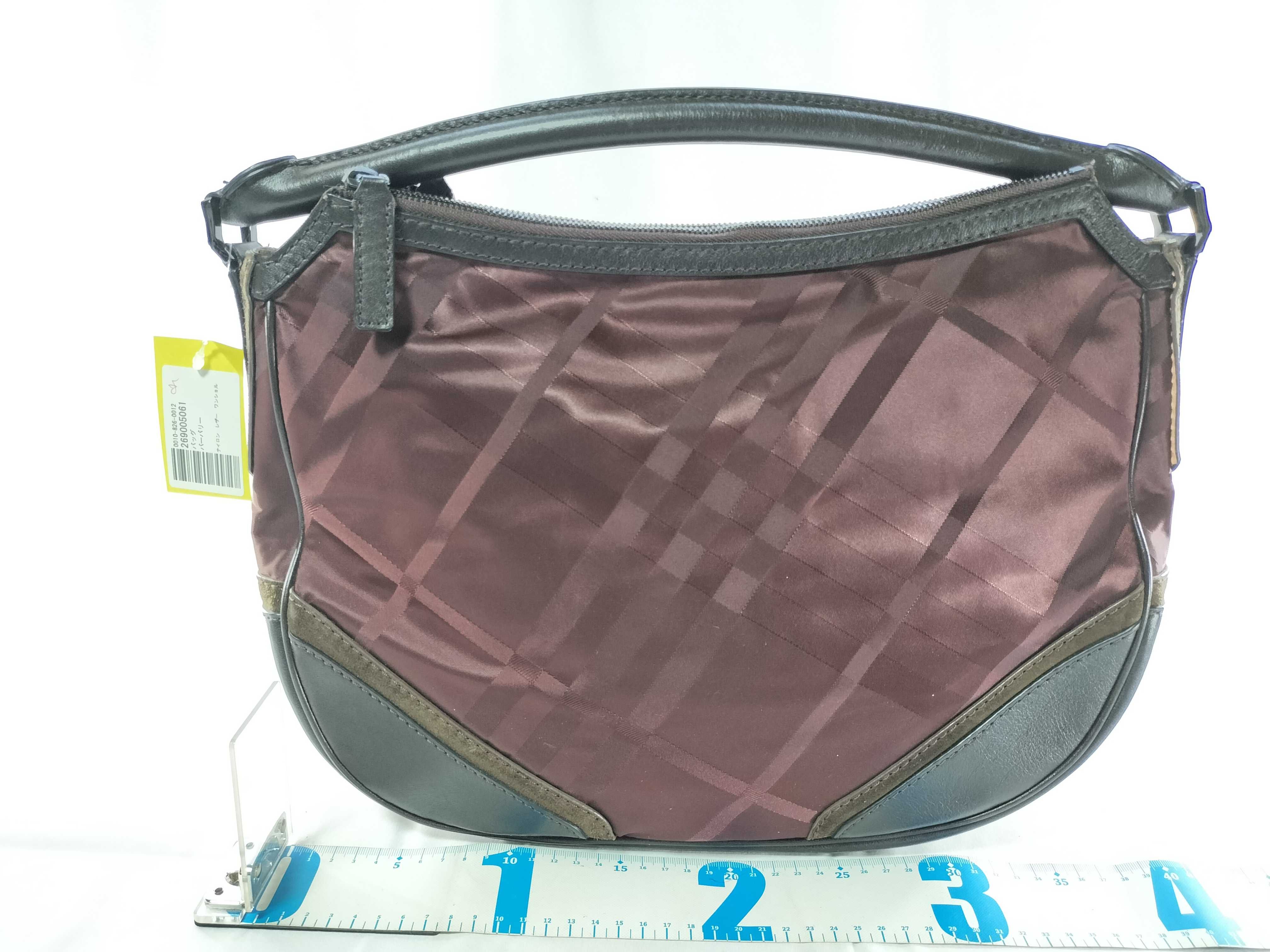 Nylon Leather One-Shoulder Bag — view 2