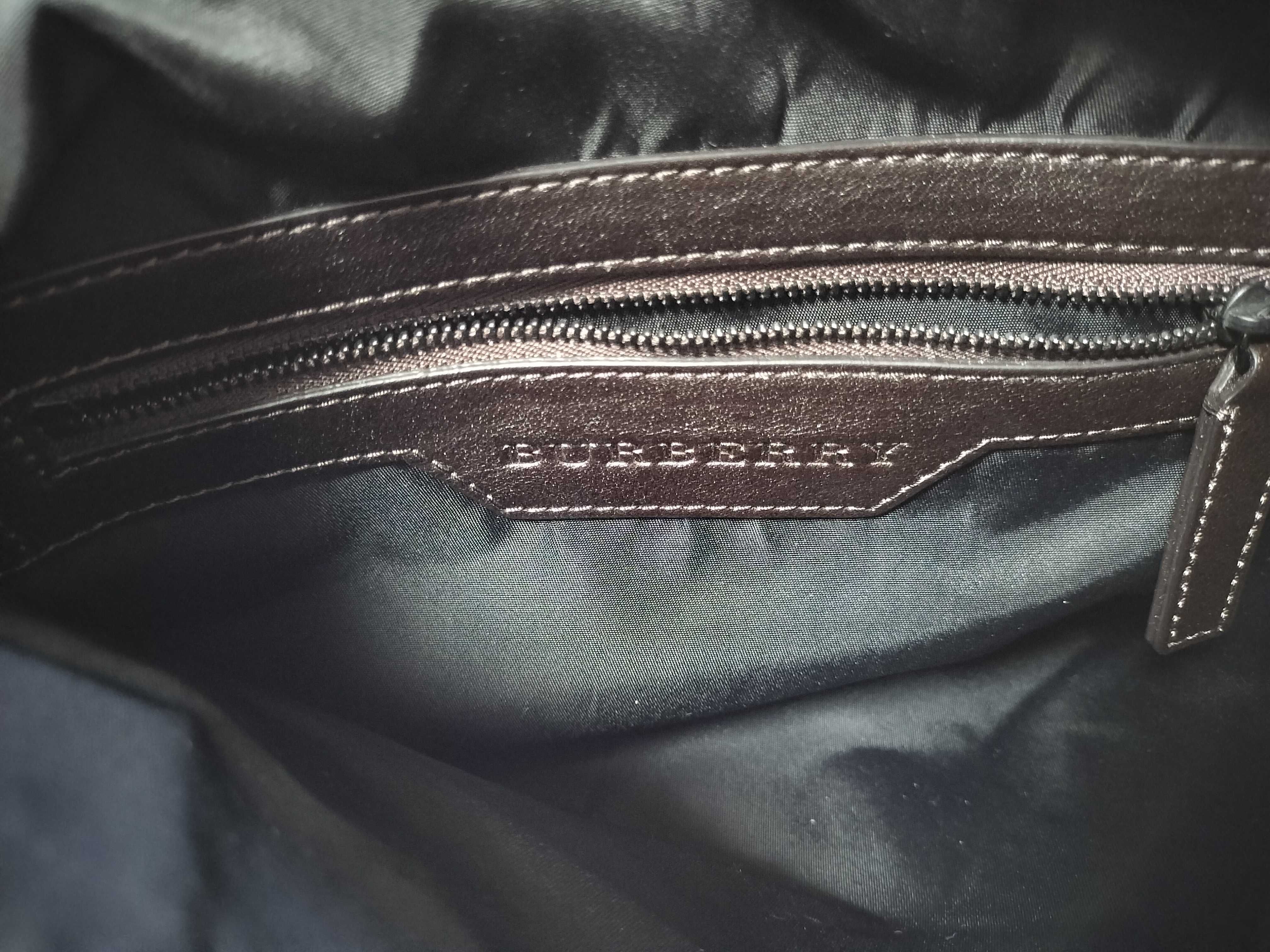 Nylon Leather One-Shoulder Bag — view 12