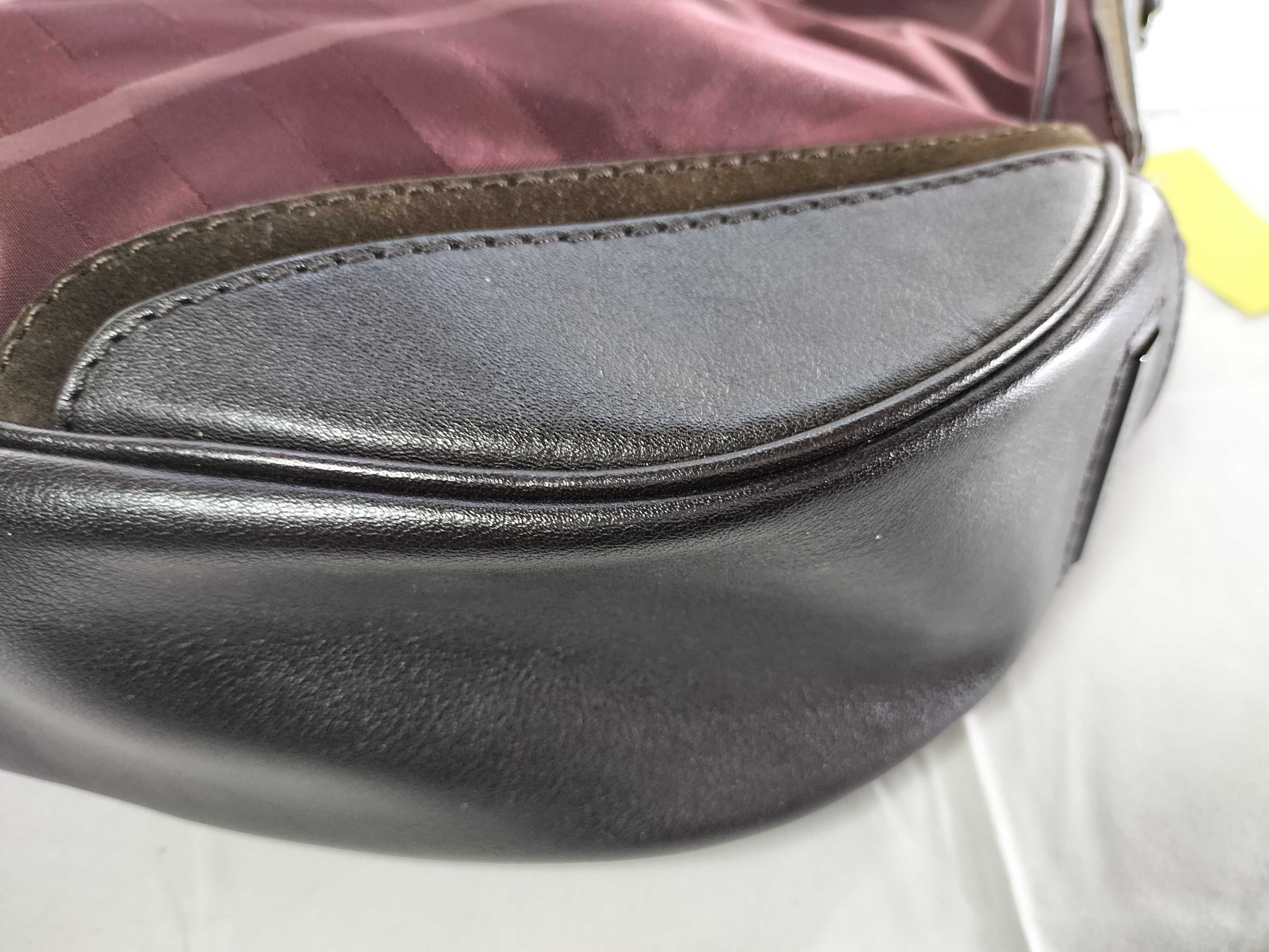 Nylon Leather One-Shoulder Bag — view 7