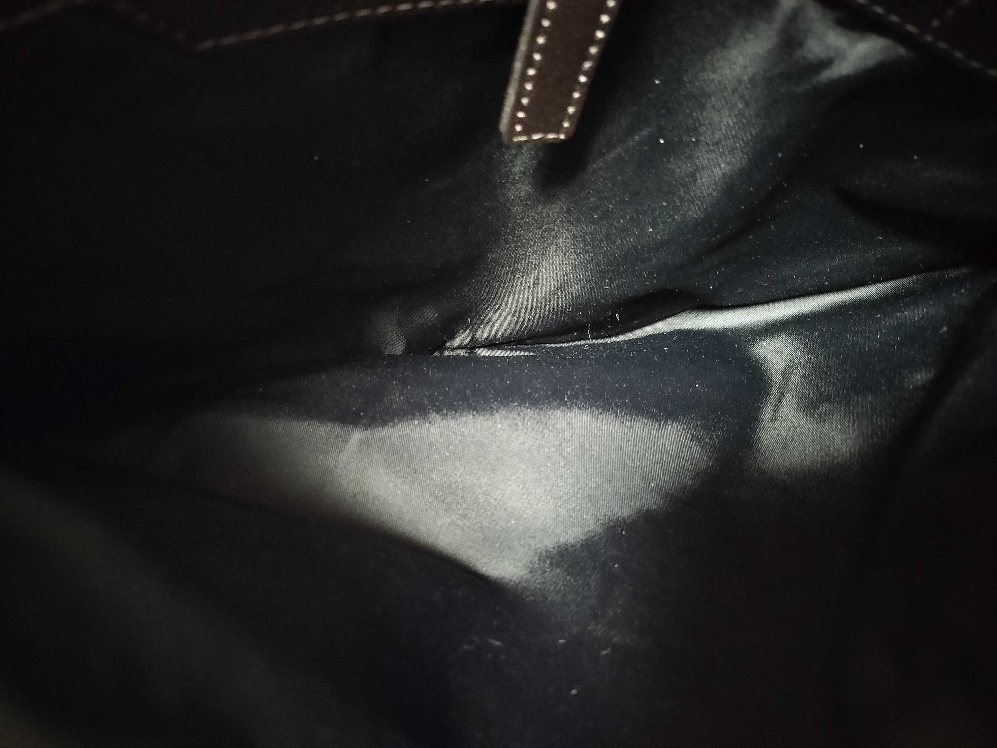 Nylon Leather One-Shoulder Bag — view 10
