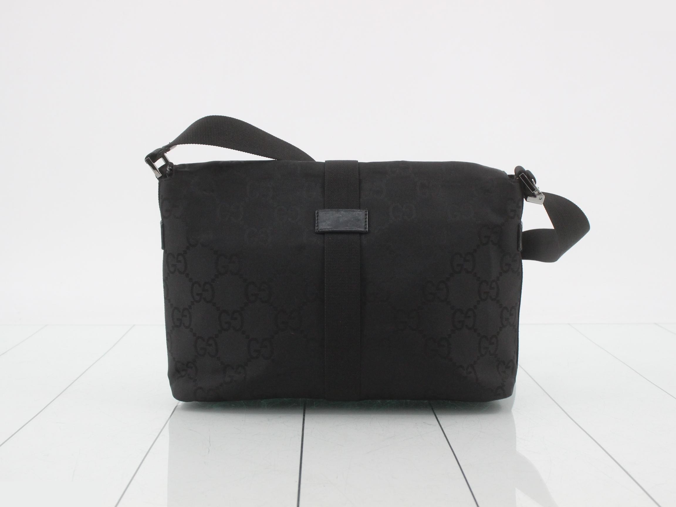 GG Canvas (Bag) - Shoulder Bag - Nylon - Black — view 2