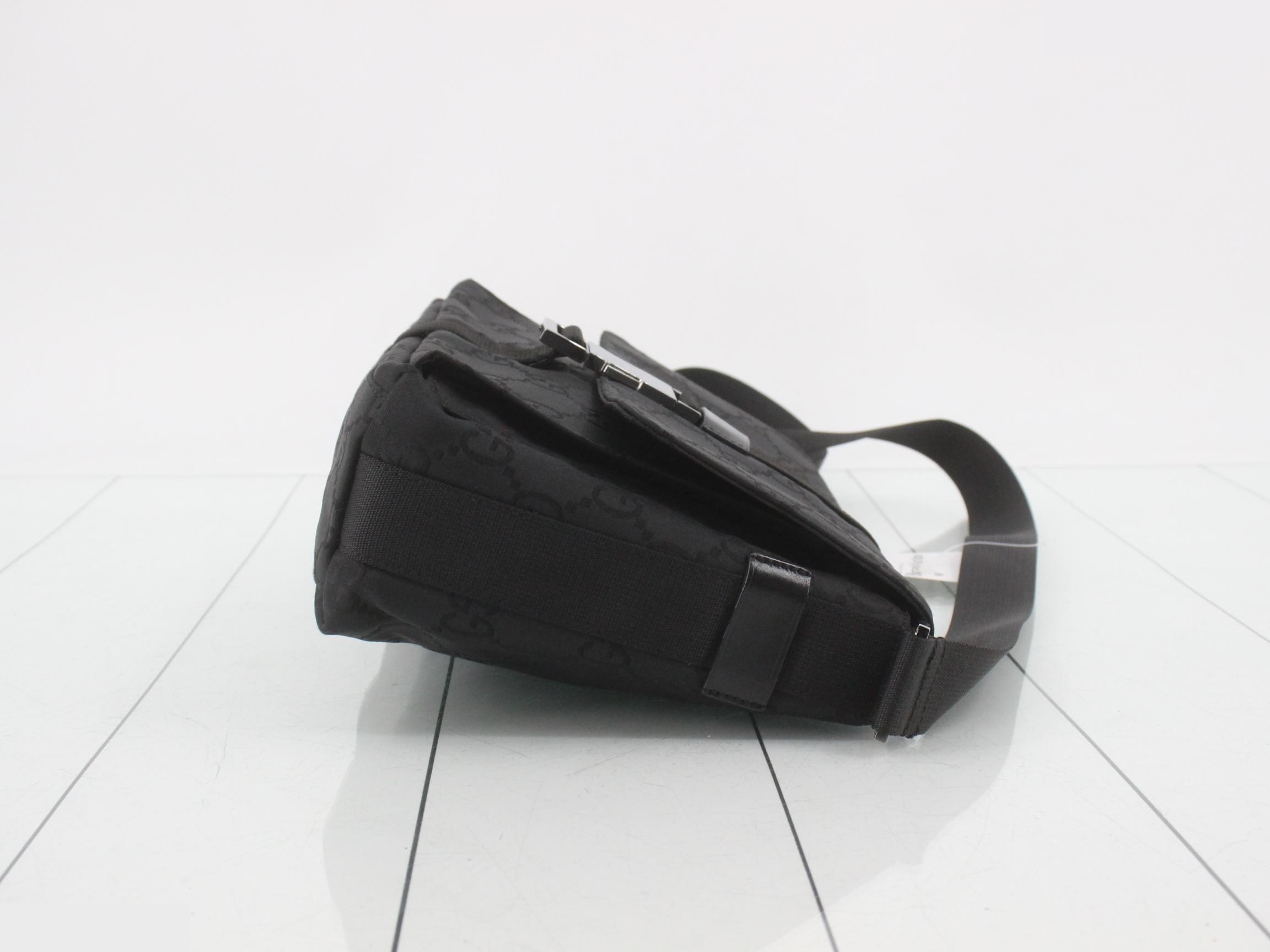 GG Canvas (Bag) - Shoulder Bag - Nylon - Black — view 3