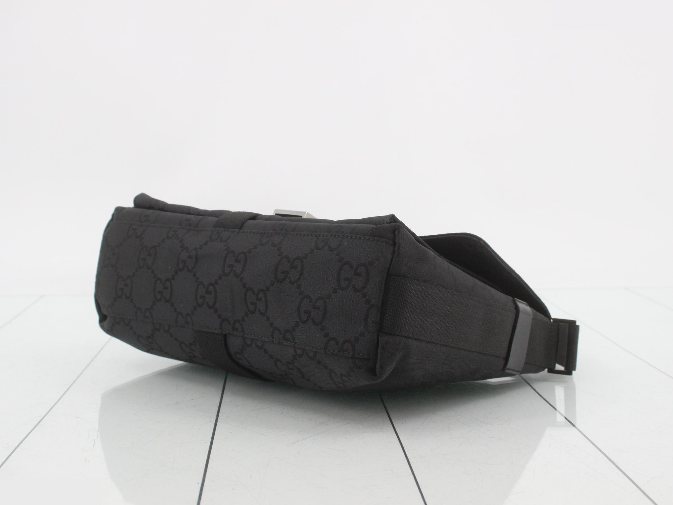 GG Canvas (Bag) - Shoulder Bag - Nylon - Black — view 6