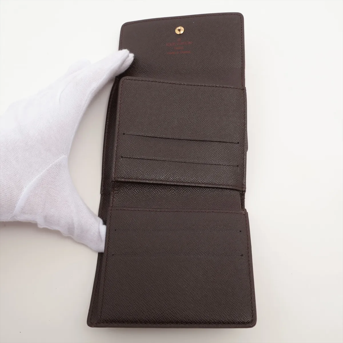 Damier Portefeuille Elise N61654 SP0998 Brown Compact Wallet — view 5