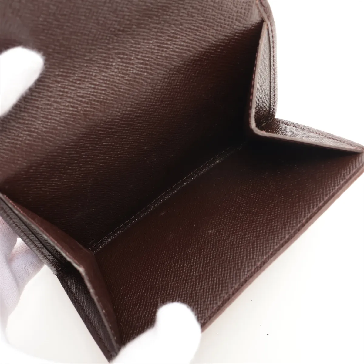 Damier Portefeuille Elise N61654 SP0998 Brown Compact Wallet — view 7