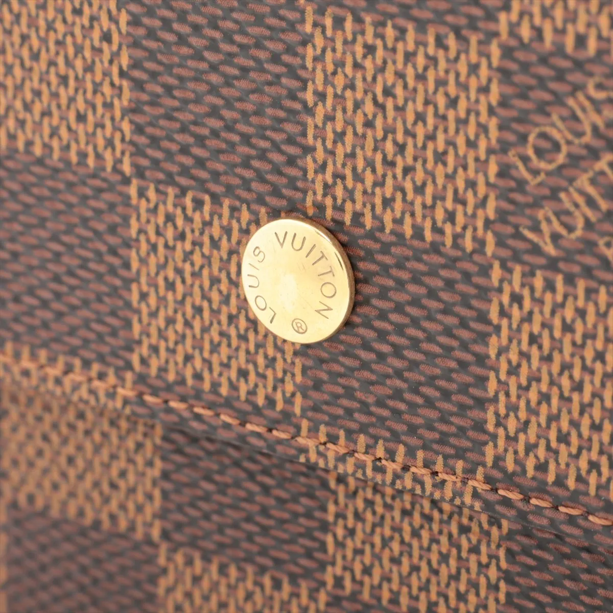 Damier Portefeuille Elise N61654 SP0998 Brown Compact Wallet — view 9