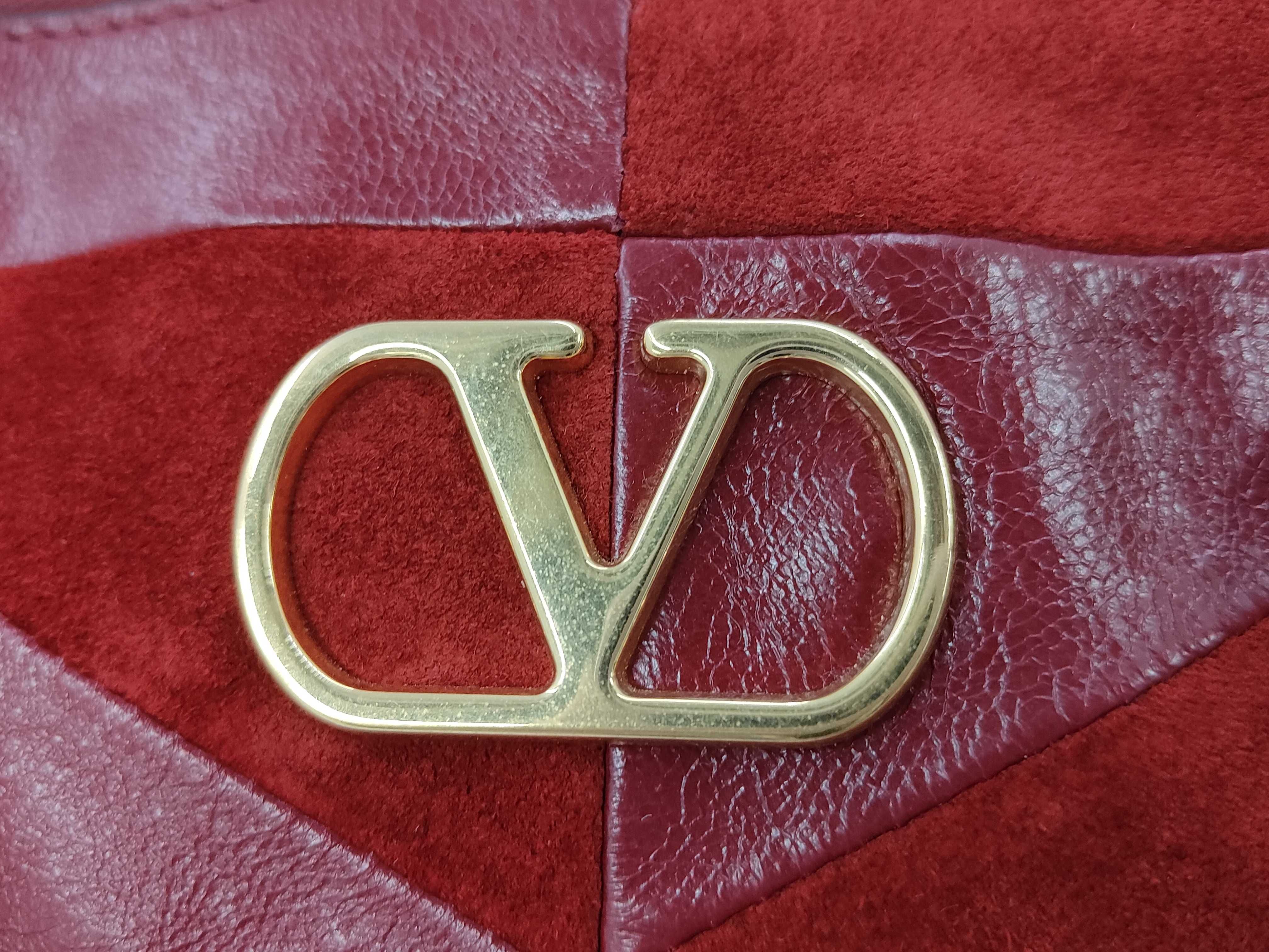 Suede & Leather Shoulder Bag — view 13