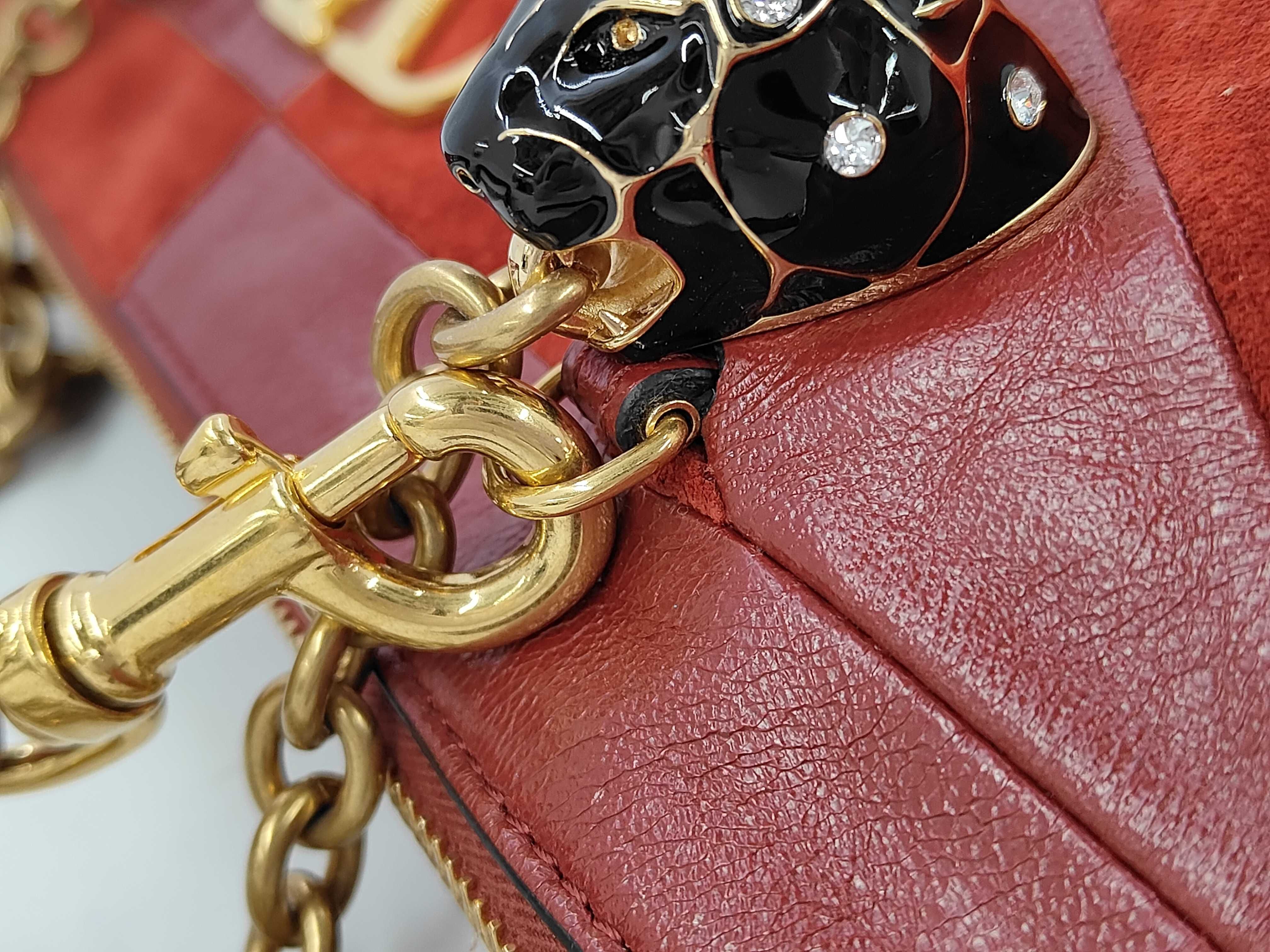 Suede & Leather Shoulder Bag — view 5