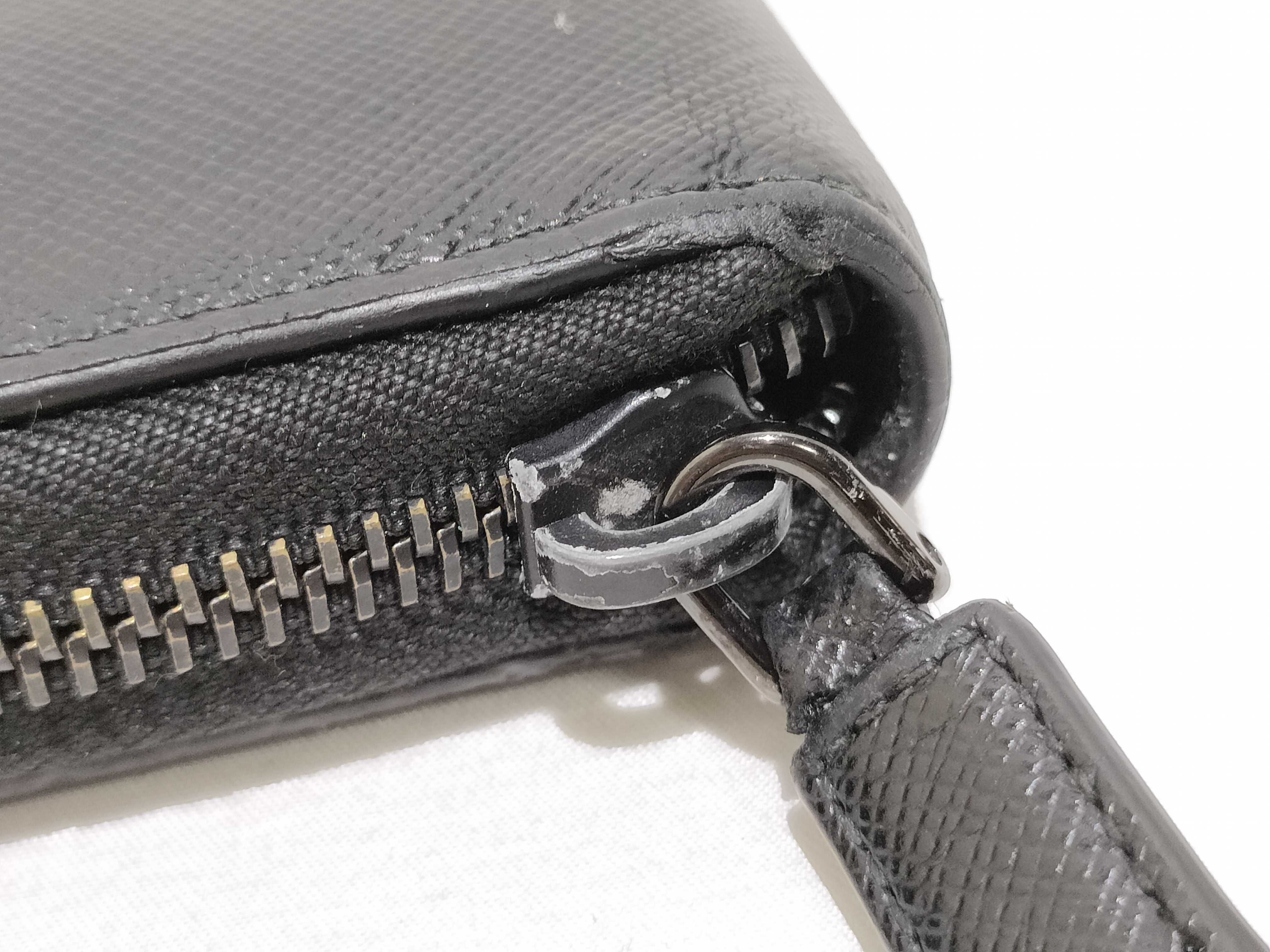 Long Wallet Round Saffiano Black Wallet — view 7