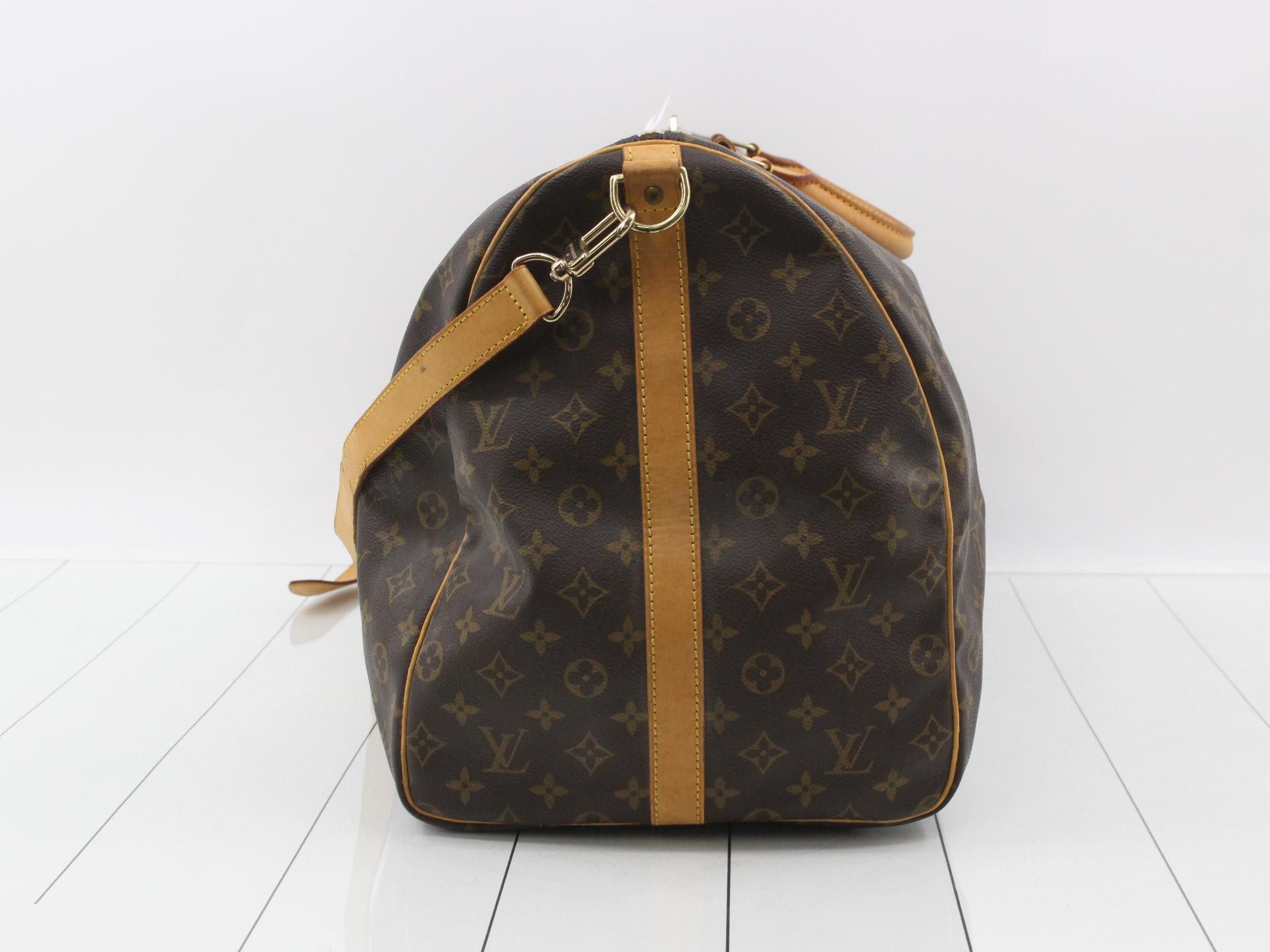 Keepall Bandoulière 60 with shoulder strap — view 3