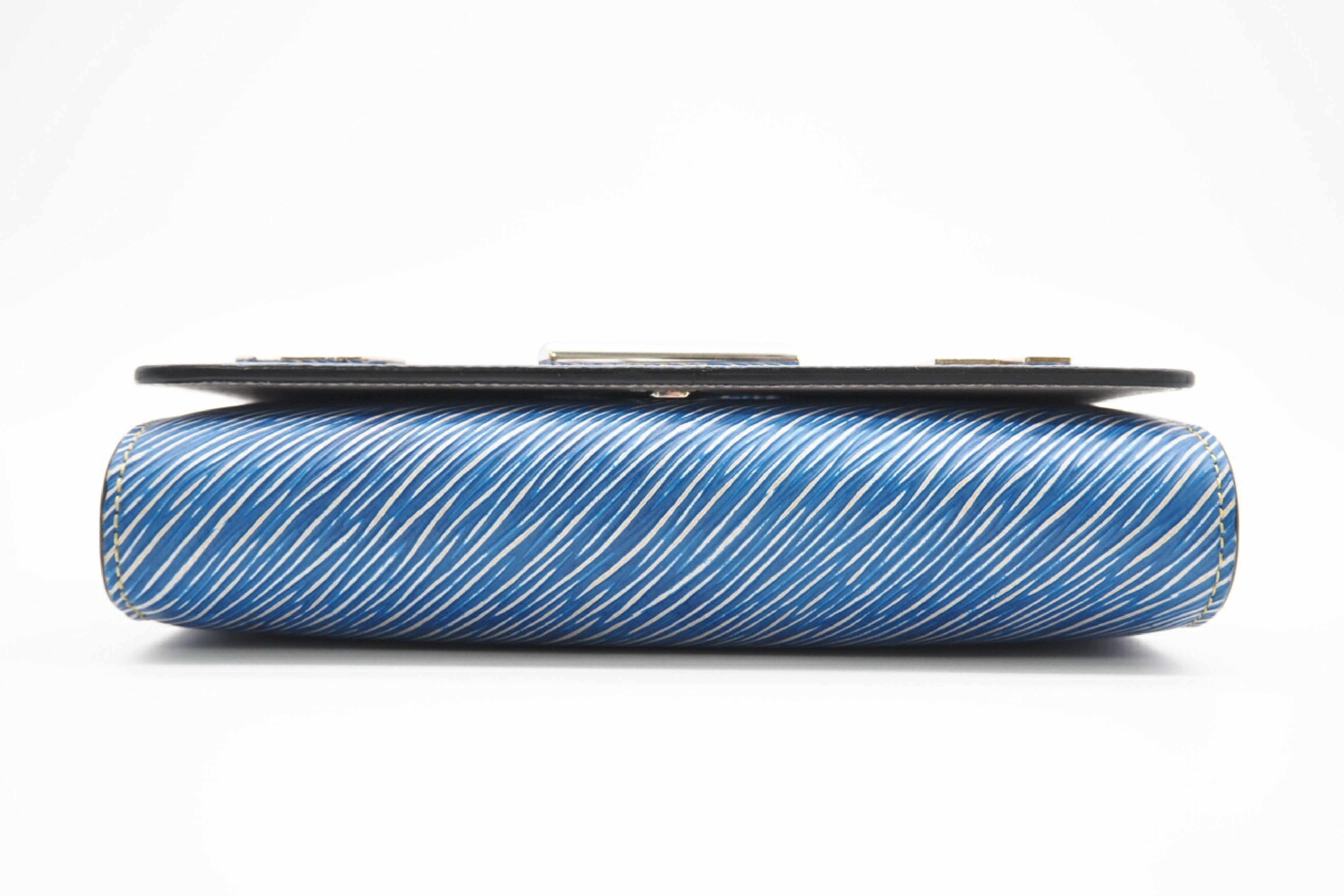 M62732 Epi Denim Portefeuille Chain Wallet Blue Shoulder Bag — view 4