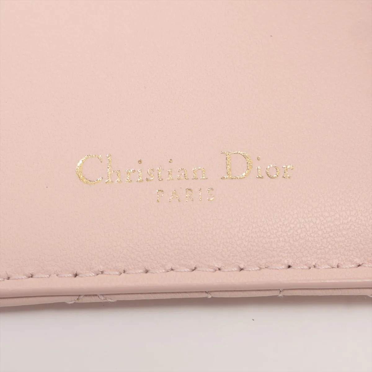 Caro Dahlia Wallet Leather Compact Wallet Pink — view 6