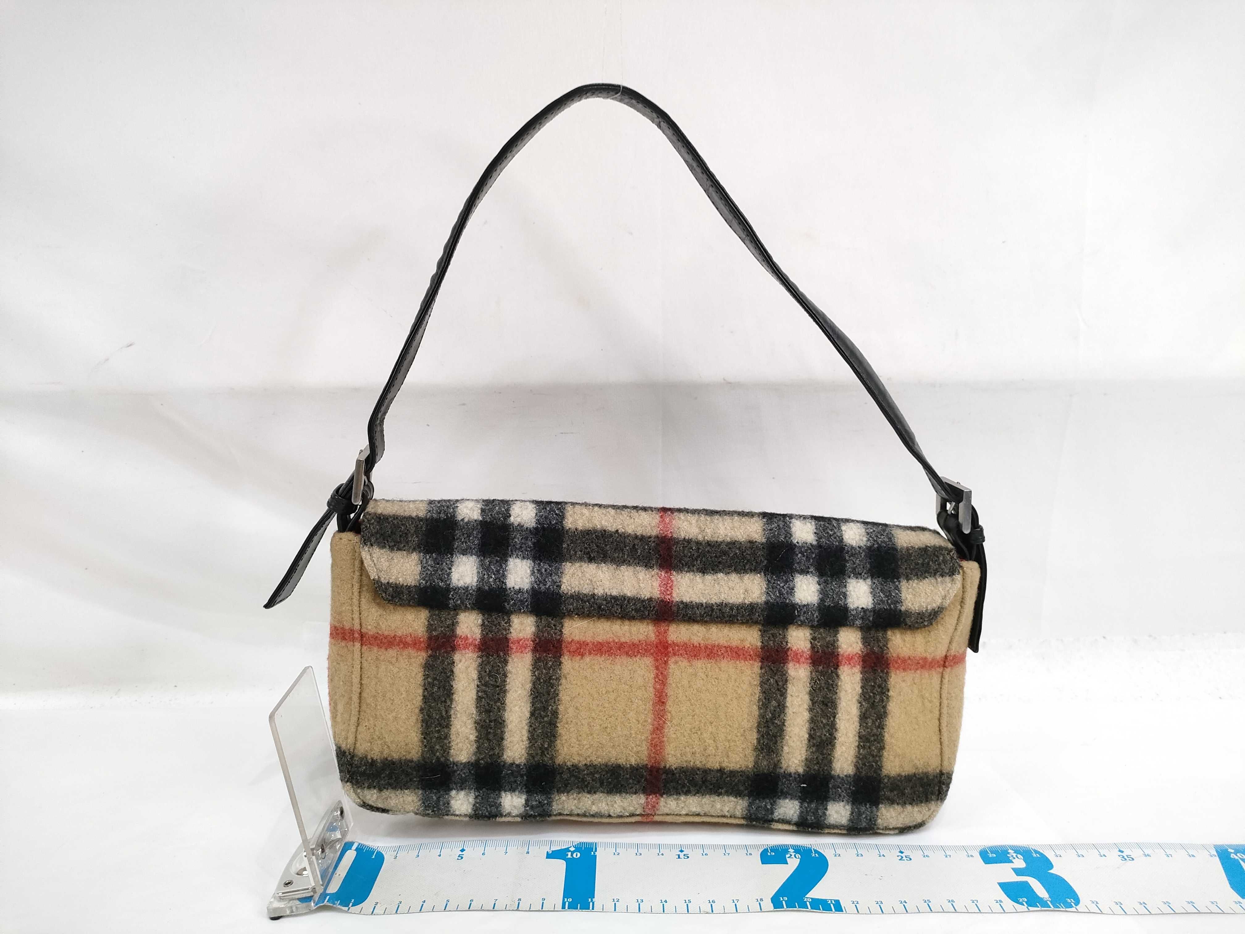 Nova Check Wool Handbag — view 2
