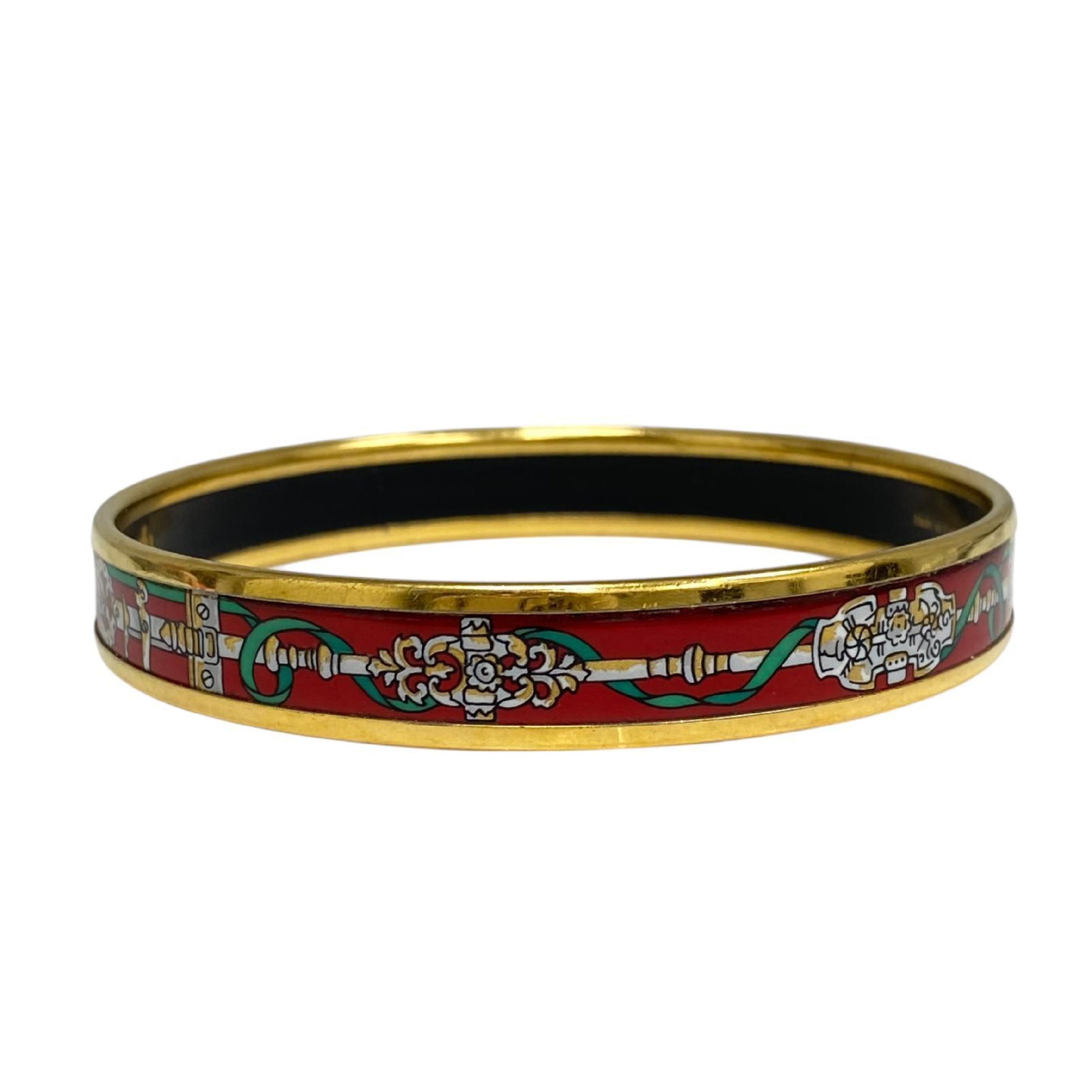 【*Shipped from: Hong Kong*】HERMES ( ) Multicolor Gold Plated Metal Bangle Bracelet/Bangle — view 2