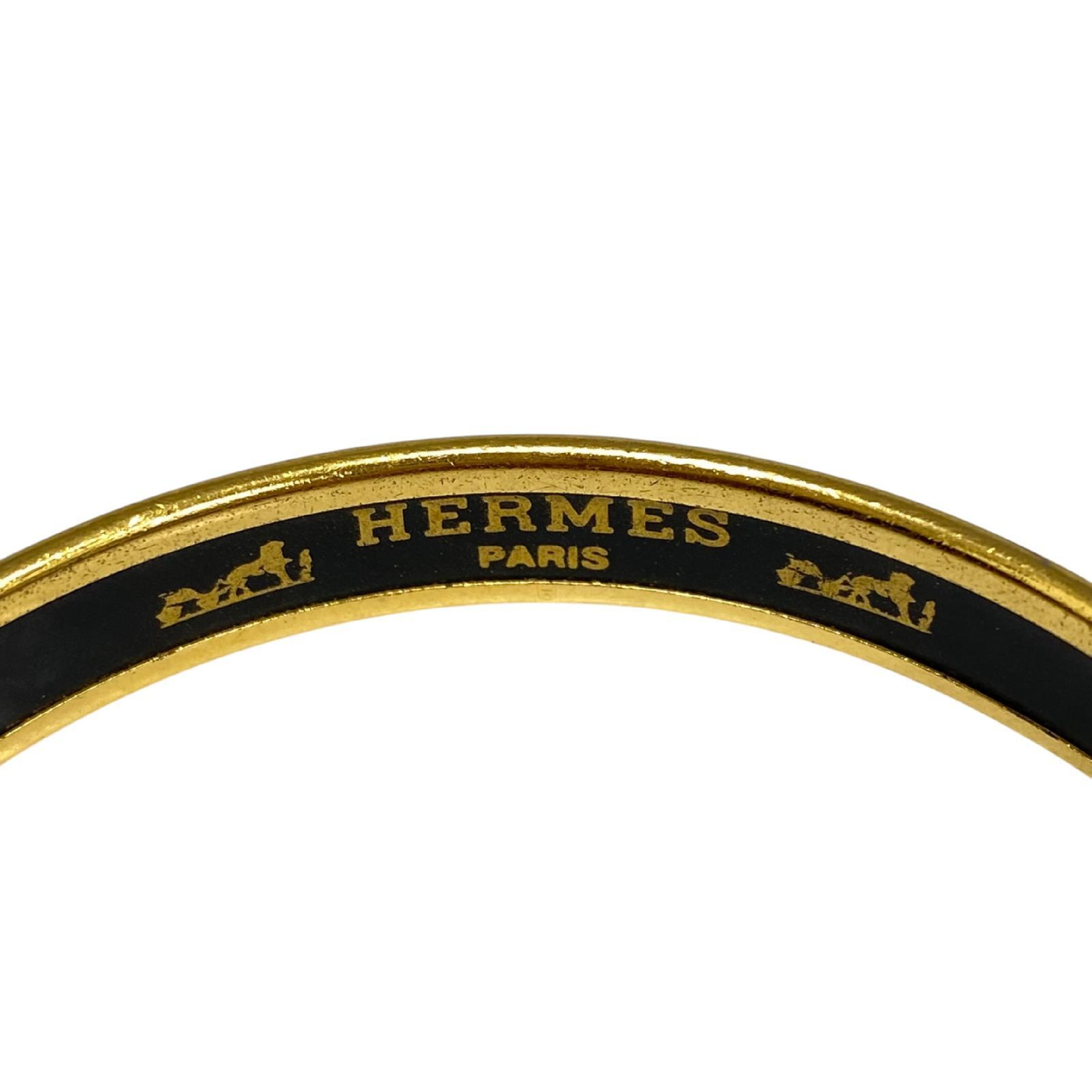 【*Shipped from: Hong Kong*】HERMES ( ) Multicolor Gold Plated Metal Bangle Bracelet/Bangle — view 7