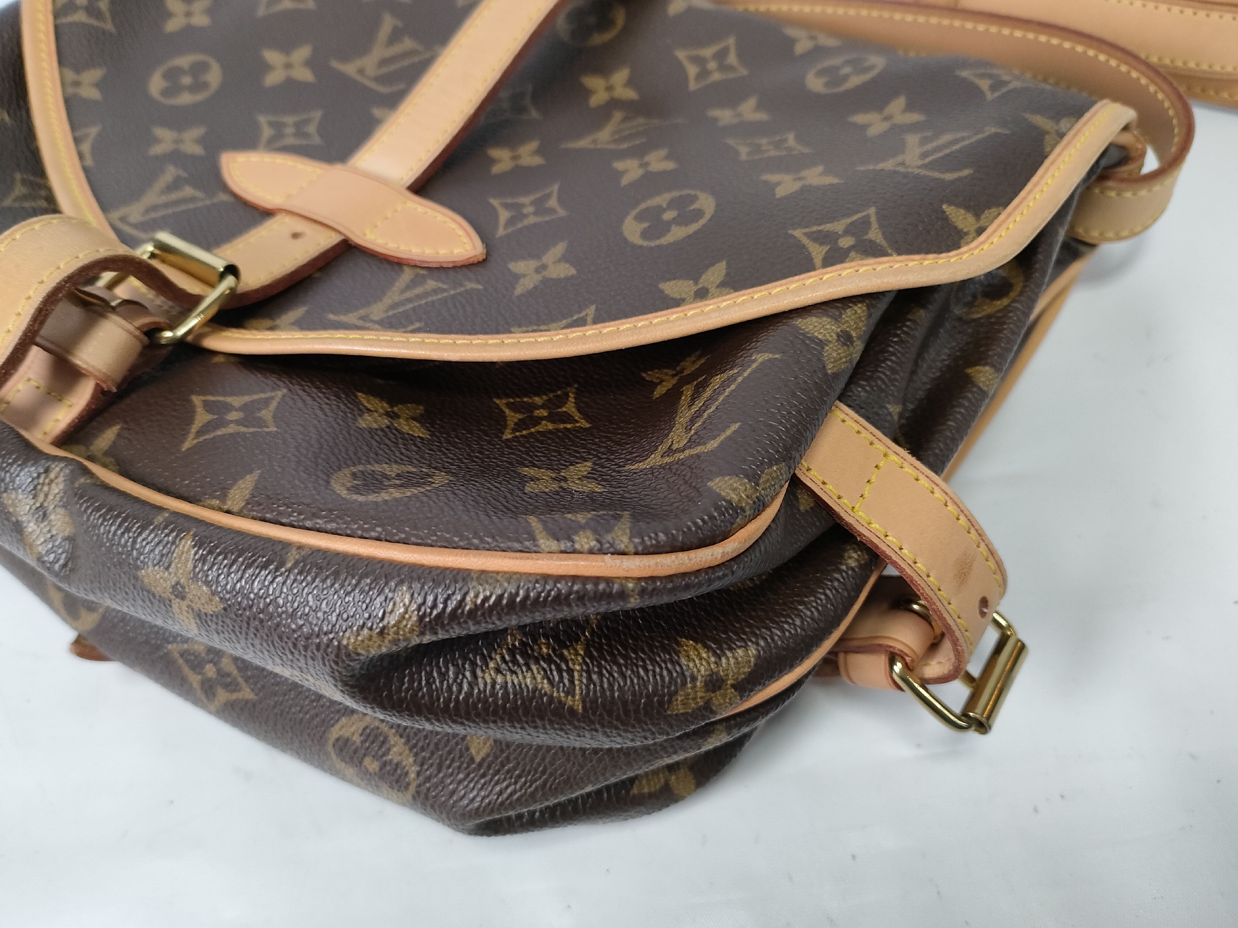 Monogram Vuitton Saumur 30 Shoulder Bag — view 6