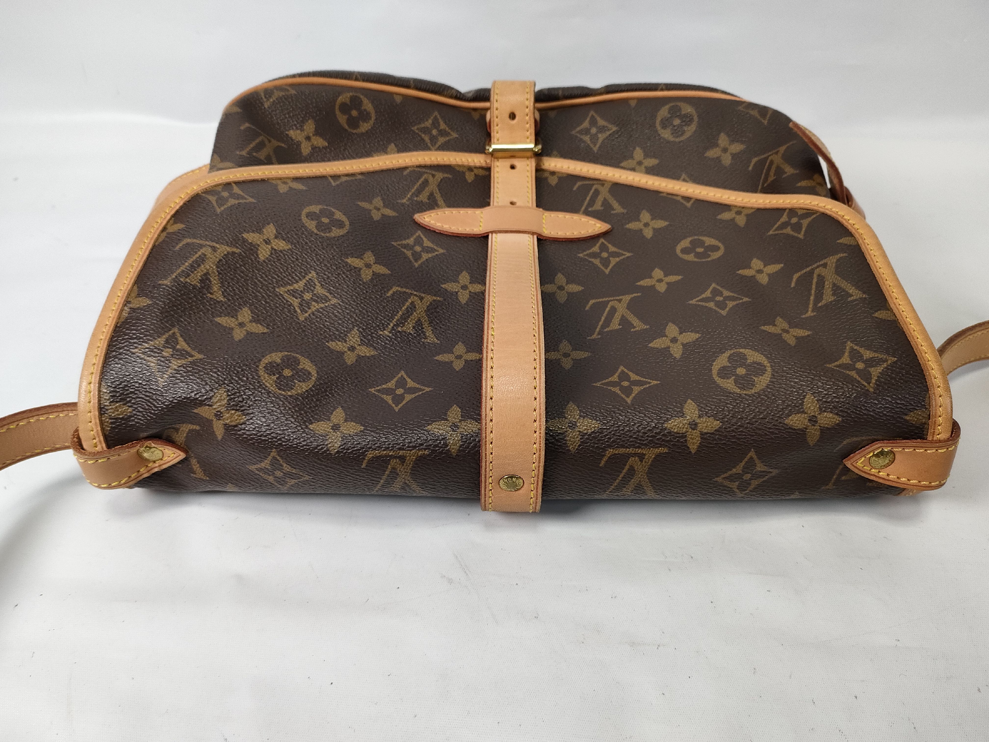 Monogram Vuitton Saumur 30 Shoulder Bag — view 8