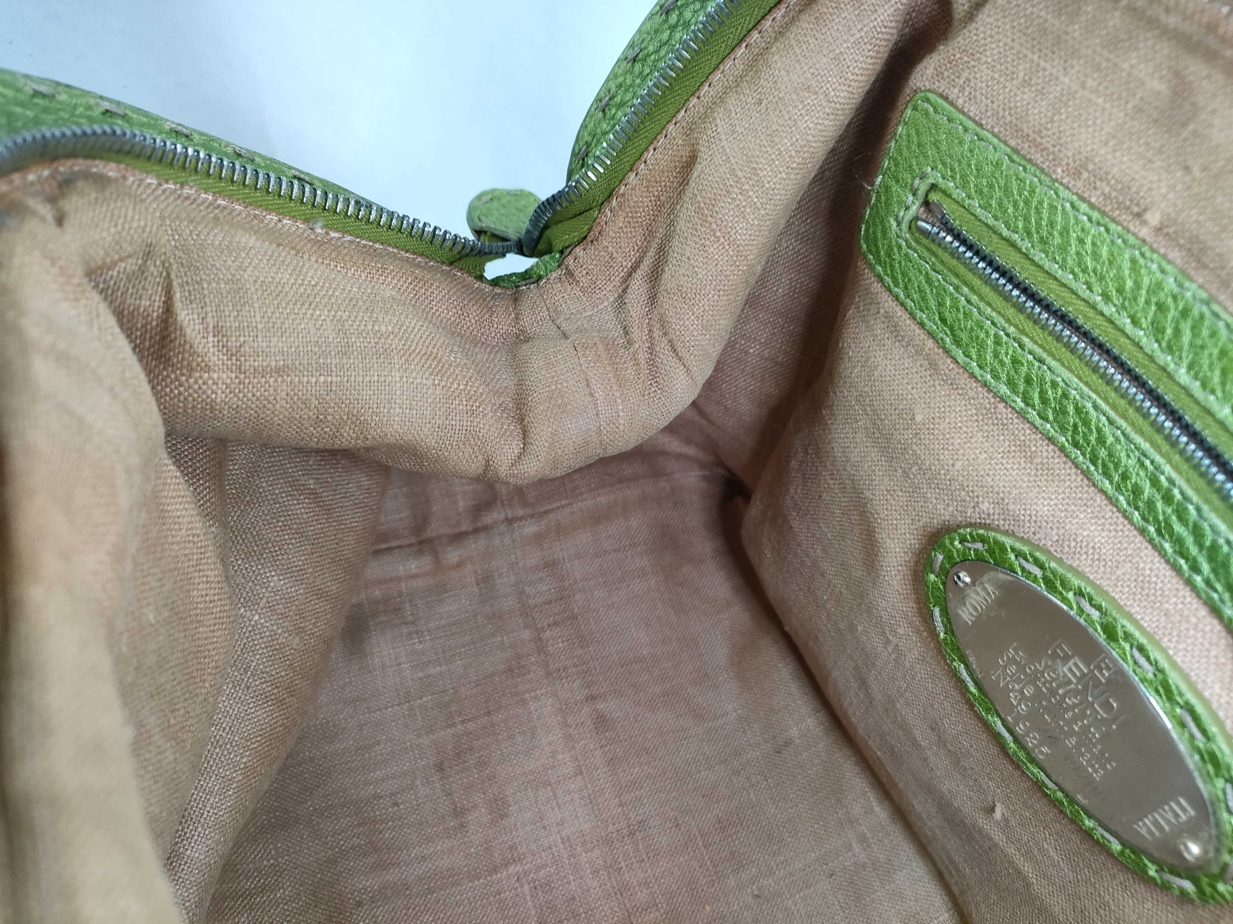 Selleria Handbag, Green Handbag — view 12