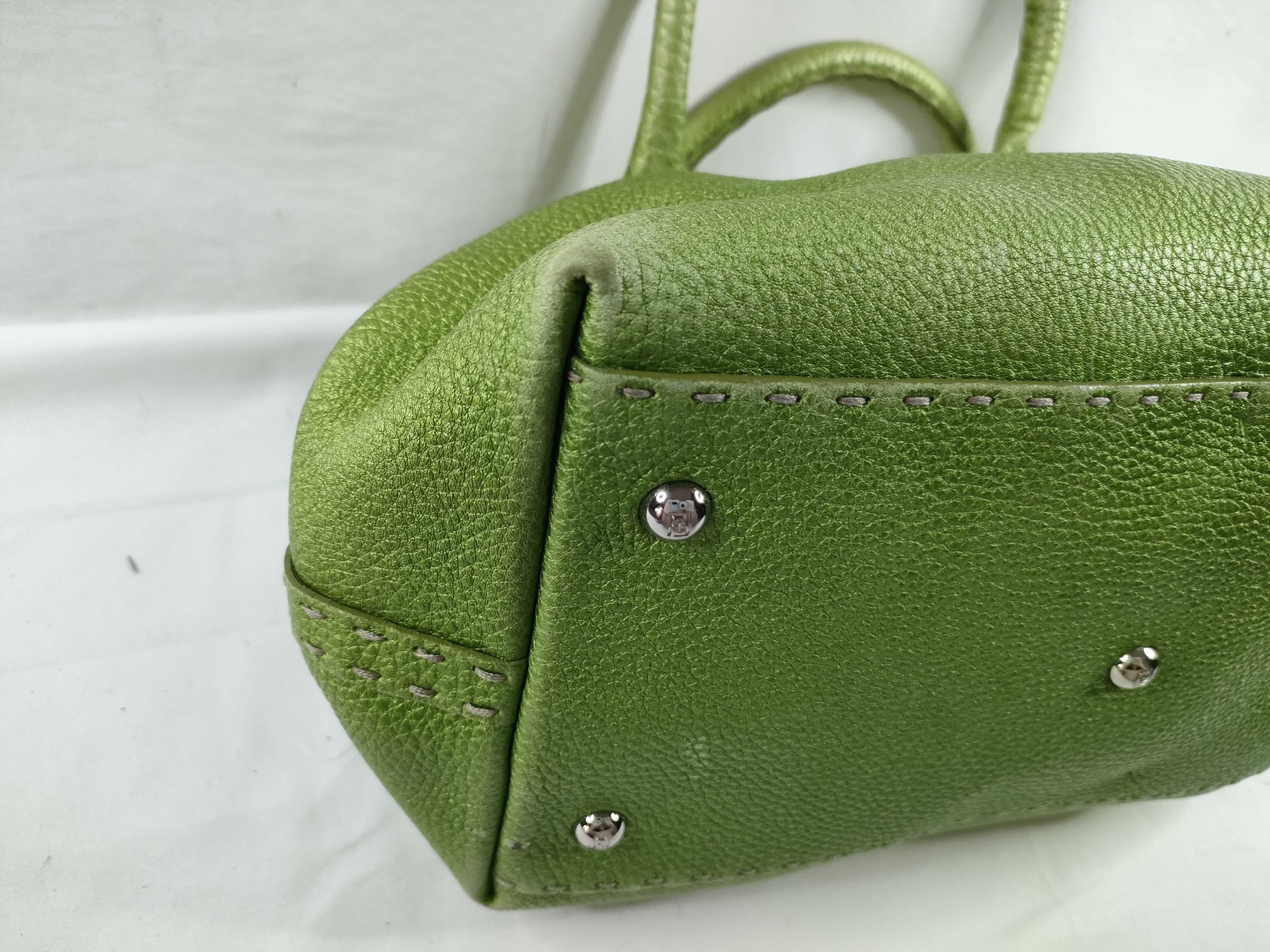 Selleria Handbag, Green Handbag — view 3