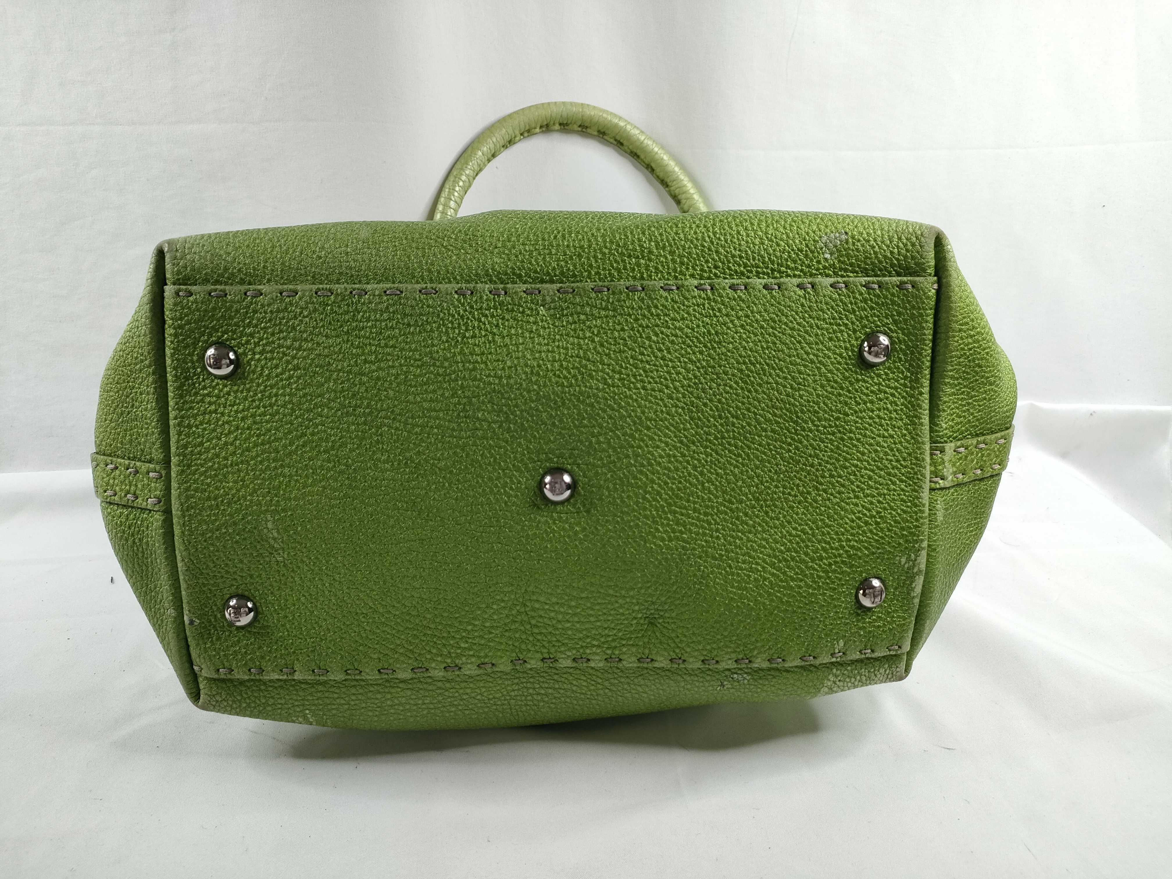 Selleria Handbag, Green Handbag — view 4