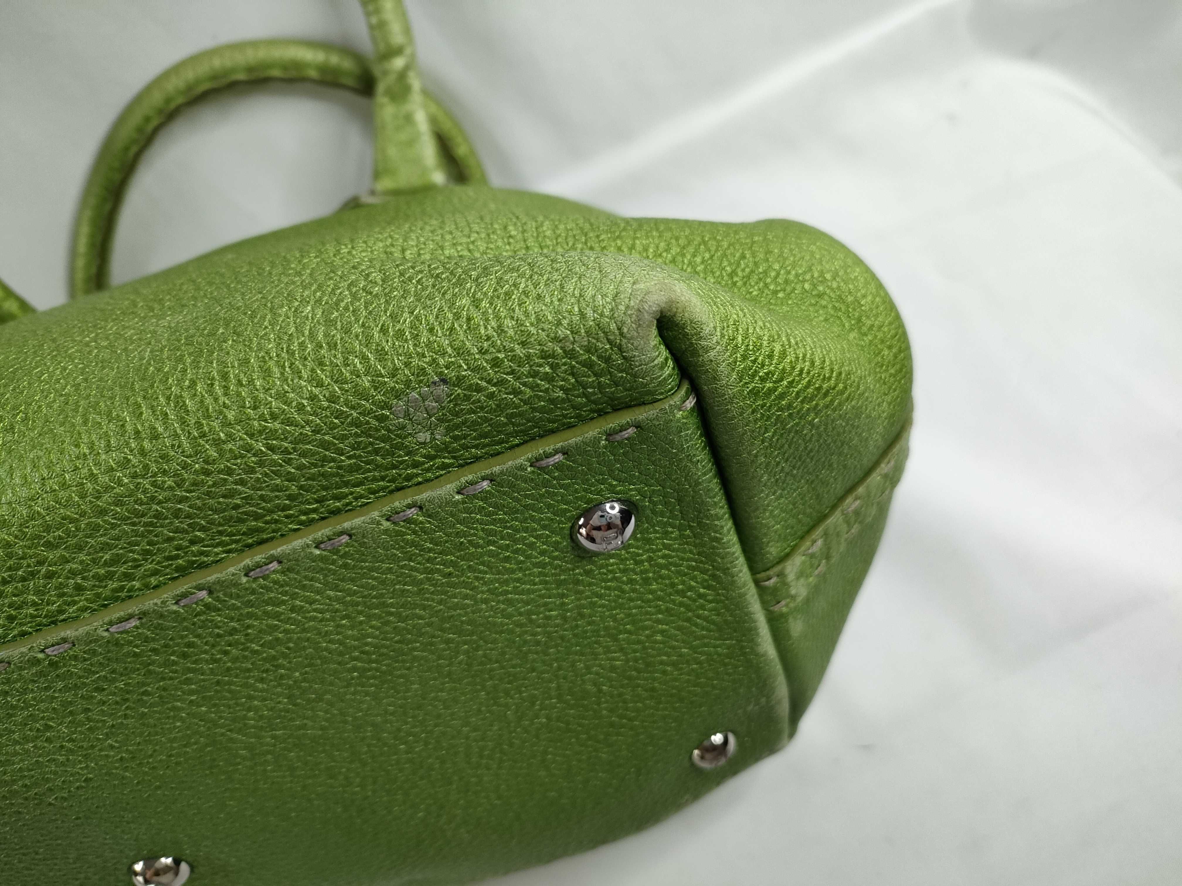 Selleria Handbag, Green Handbag — view 5