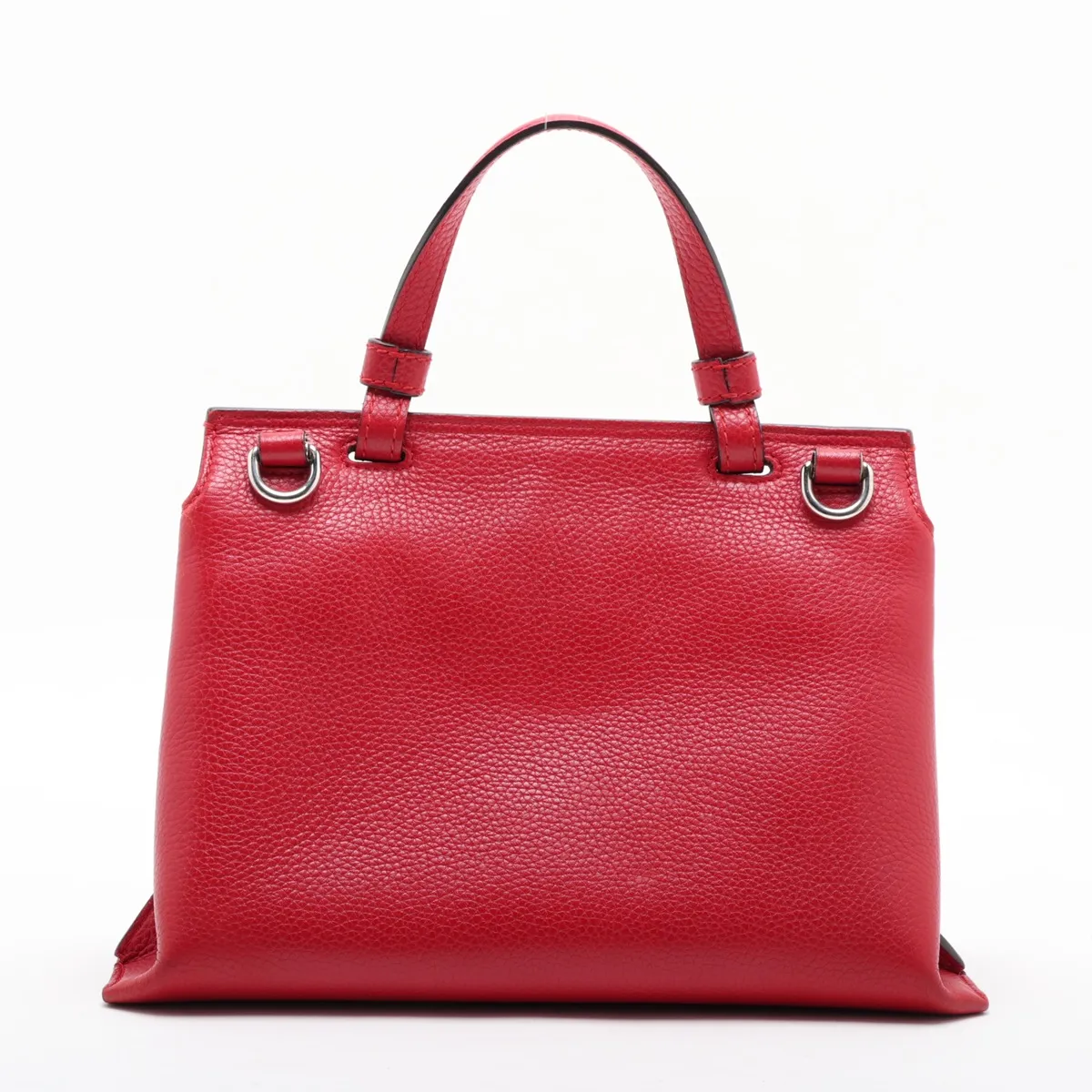 Bamboo Daily 370831 Leather 2-Way Handbag Red — view 2