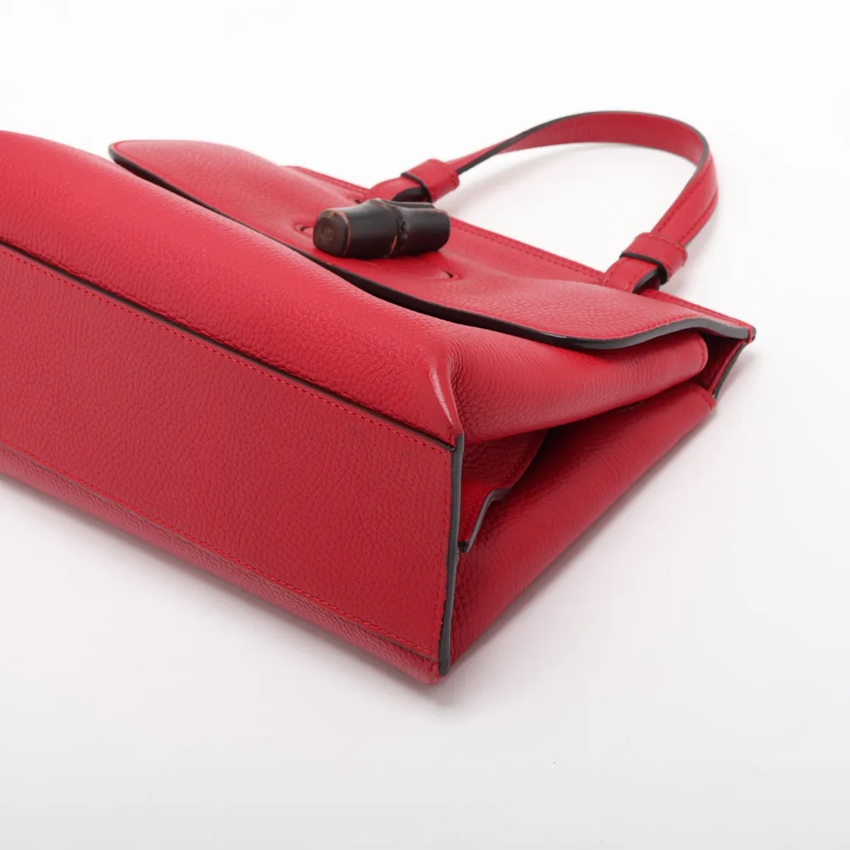 Bamboo Daily 370831 Leather 2-Way Handbag Red — view 3