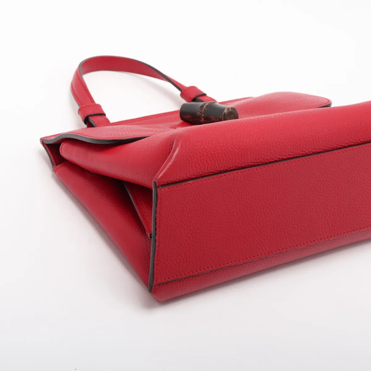 Bamboo Daily 370831 Leather 2-Way Handbag Red — view 4
